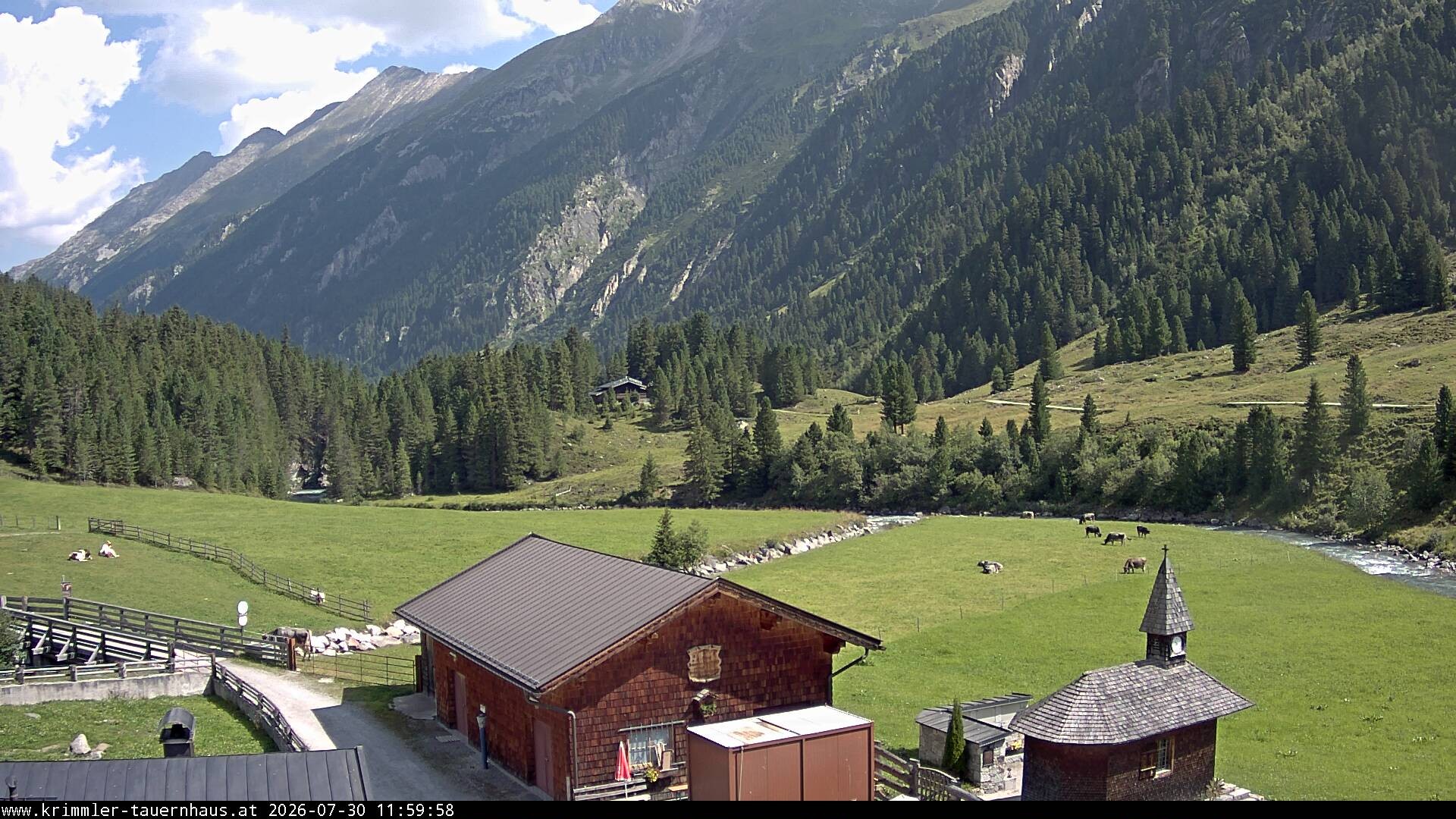 Archiv Foto Webcam Krimmler Tauernhaus Süd (Zillertal Arena)