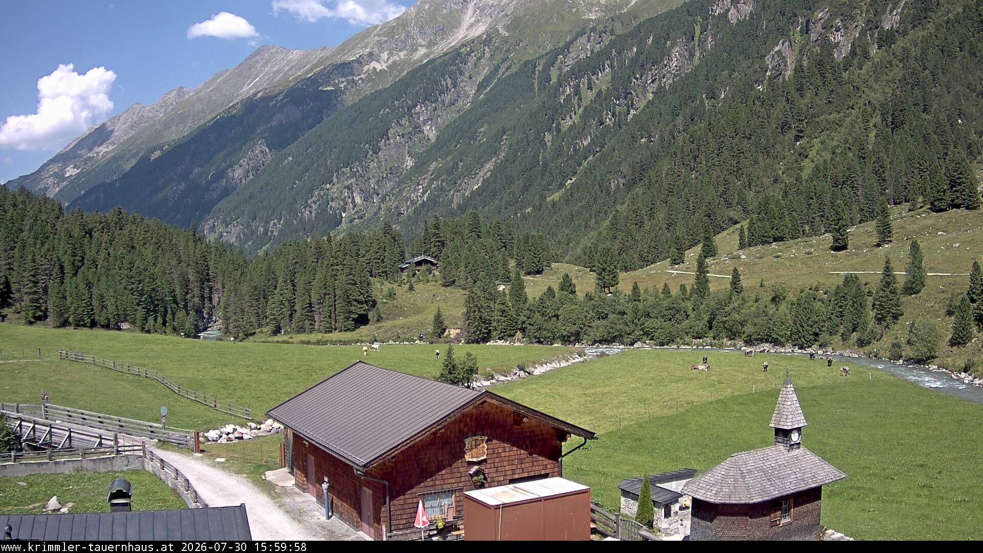 Archiv Foto Webcam Krimmler Tauernhaus Süd (Zillertal Arena)
