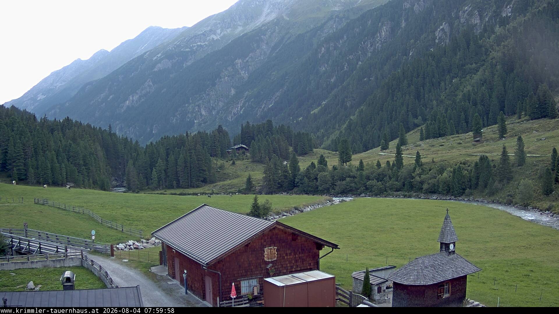 Archiv Foto Webcam Krimmler Tauernhaus Süd (Zillertal Arena)