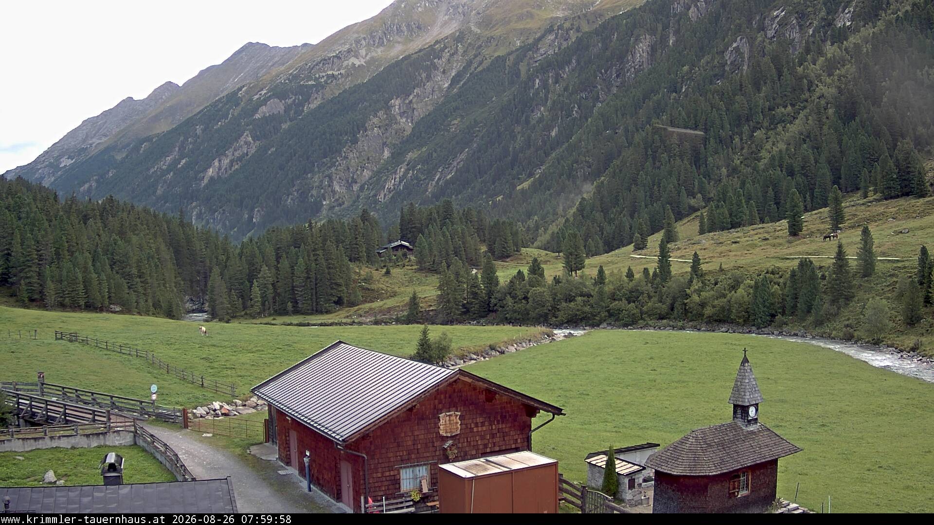 Archiv Foto Webcam Krimmler Tauernhaus Süd (Zillertal Arena)
