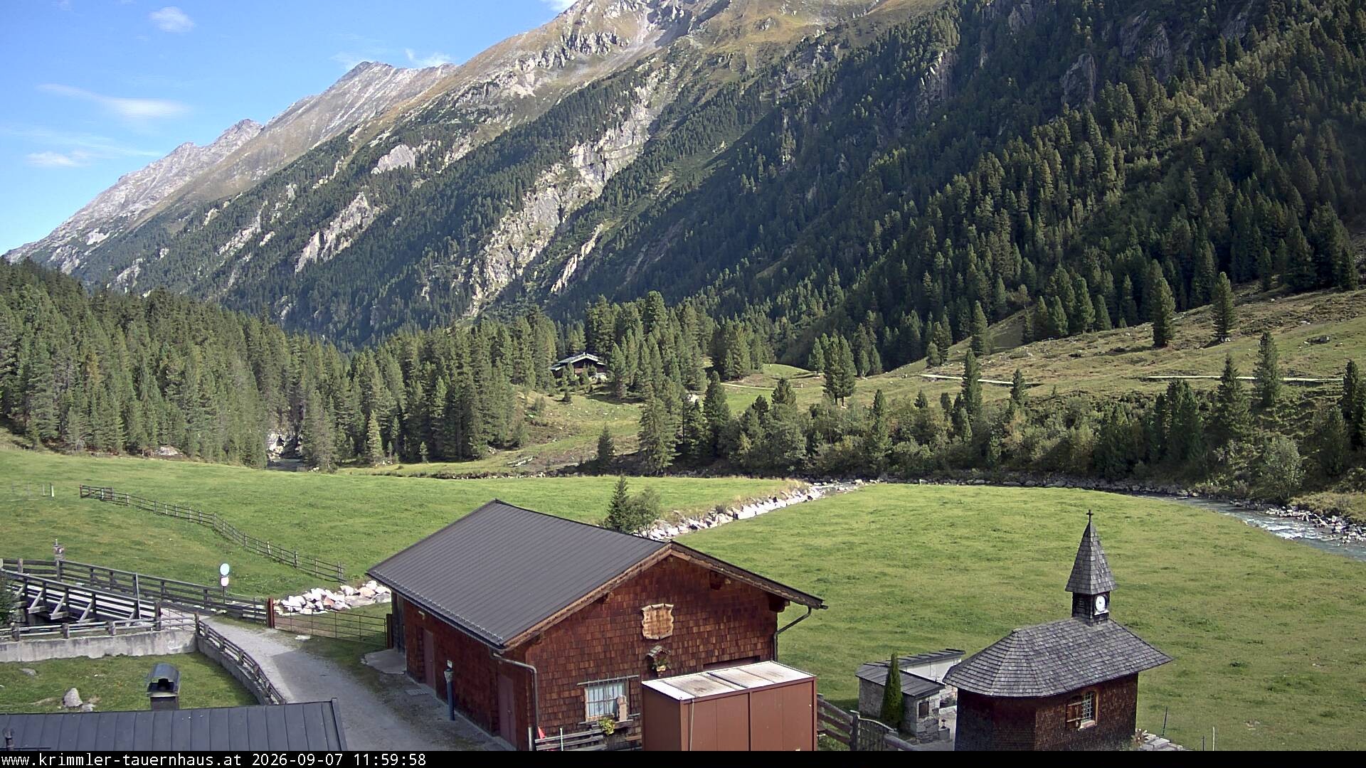 Archiv Foto Webcam Krimmler Tauernhaus Süd (Zillertal Arena)