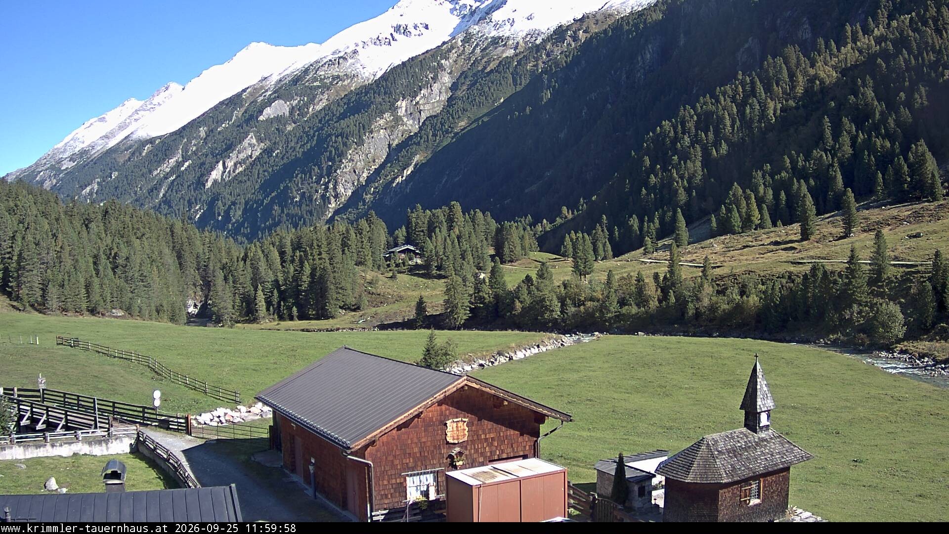 Archiv Foto Webcam Krimmler Tauernhaus Süd (Zillertal Arena)