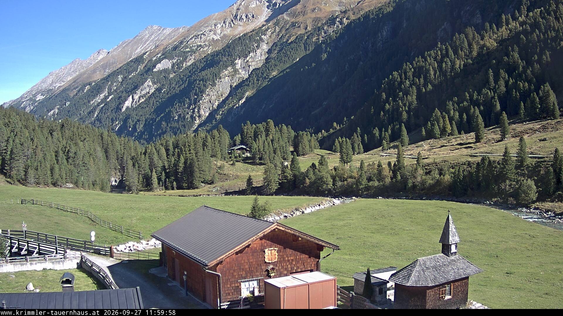 Archiv Foto Webcam Krimmler Tauernhaus Süd (Zillertal Arena)