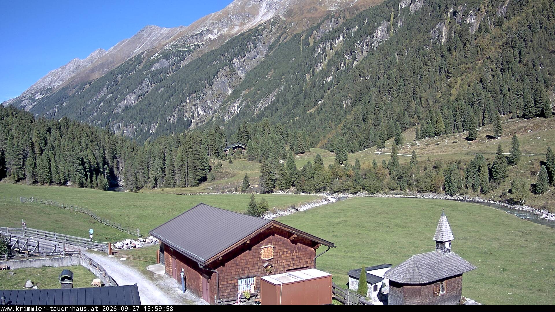 Archiv Foto Webcam Krimmler Tauernhaus Süd (Zillertal Arena)