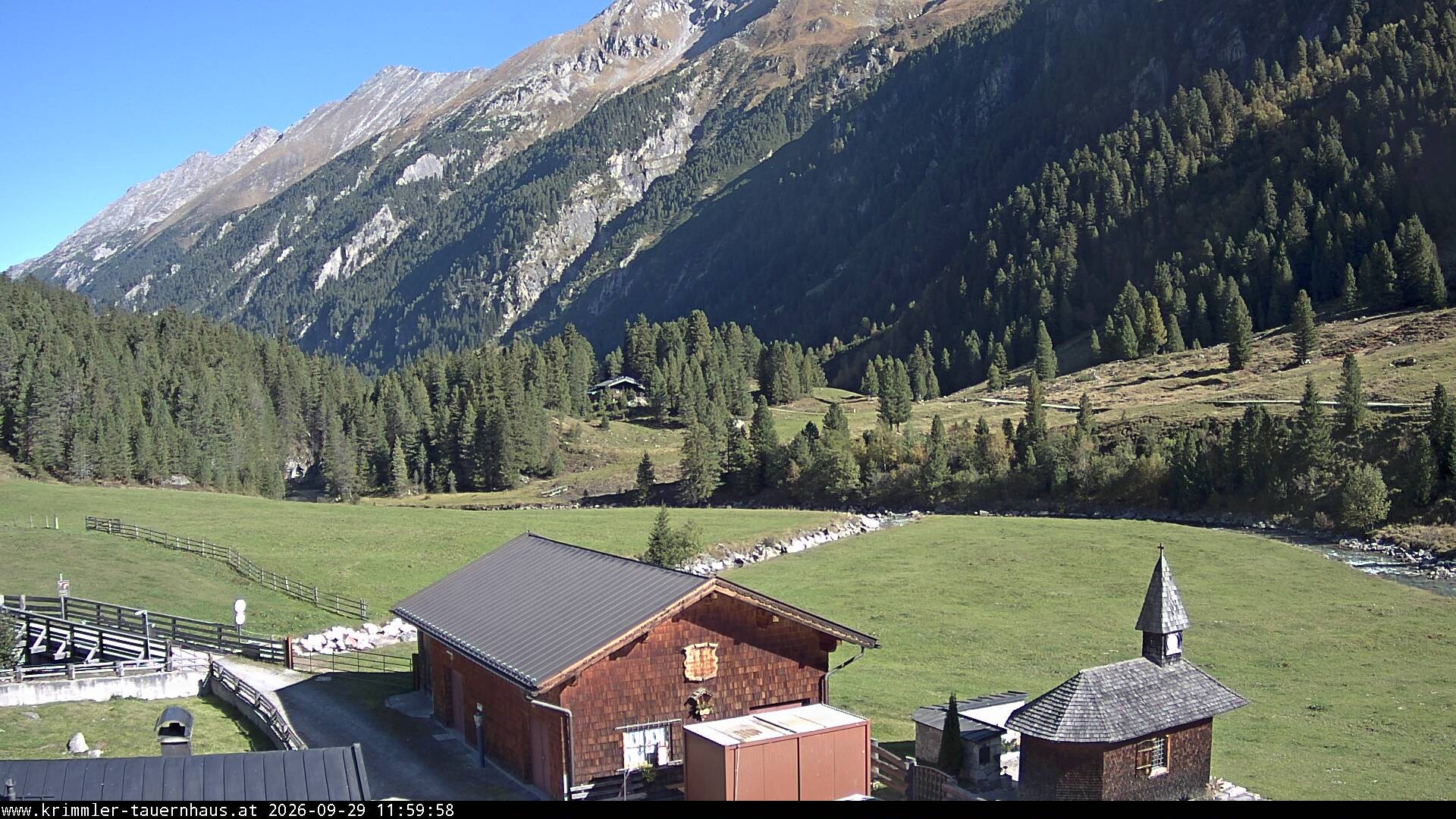 Archiv Foto Webcam Krimmler Tauernhaus Süd (Zillertal Arena)