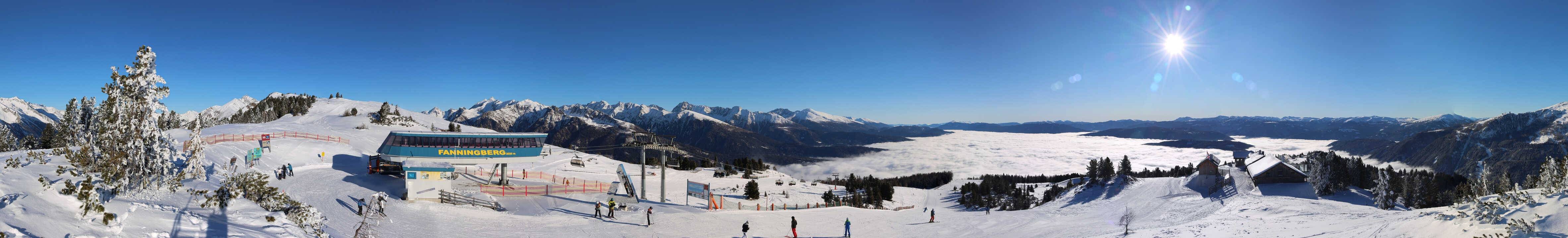 Archived image Webcam Fanningberg - View from top station