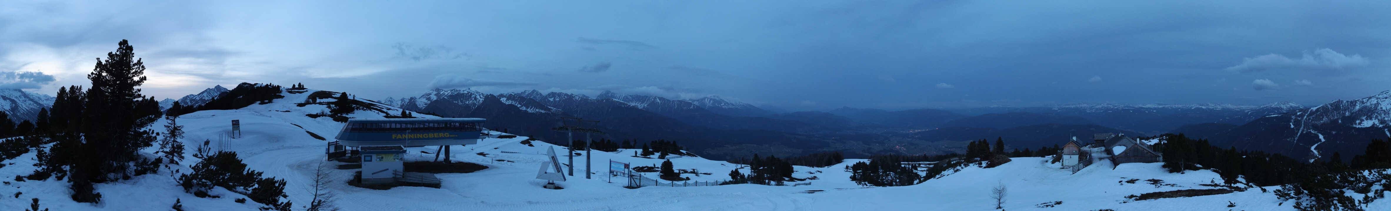 Archived image Webcam Fanningberg - View from top station