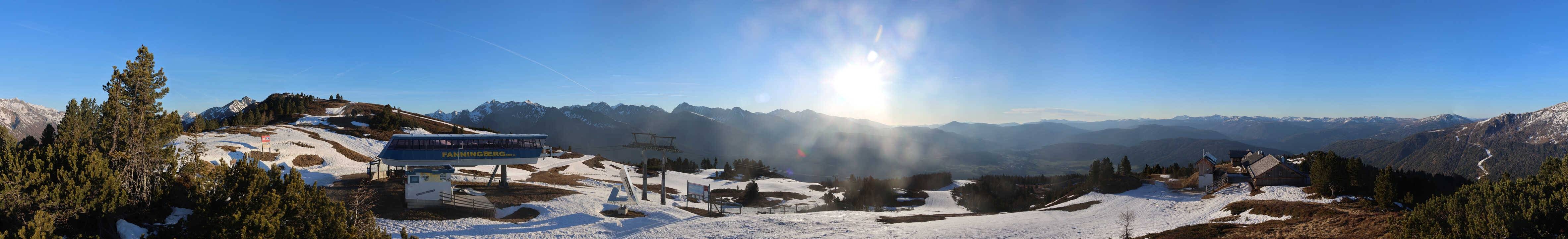 Archived image Webcam Fanningberg - View from top station