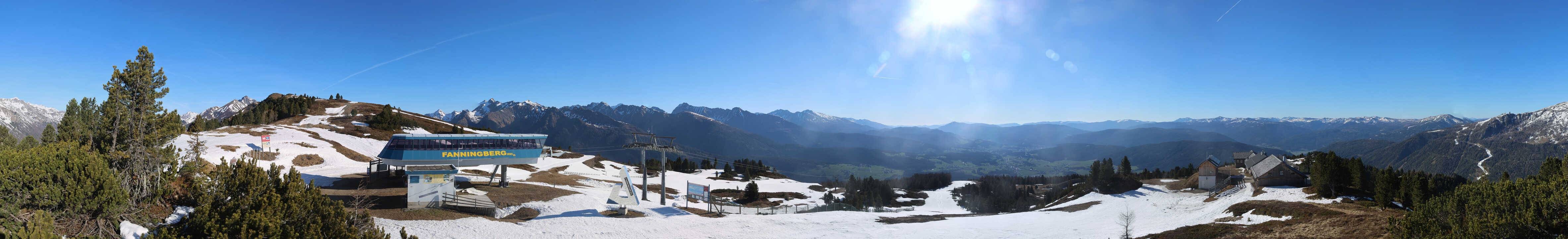 Archived image Webcam Fanningberg - View from top station