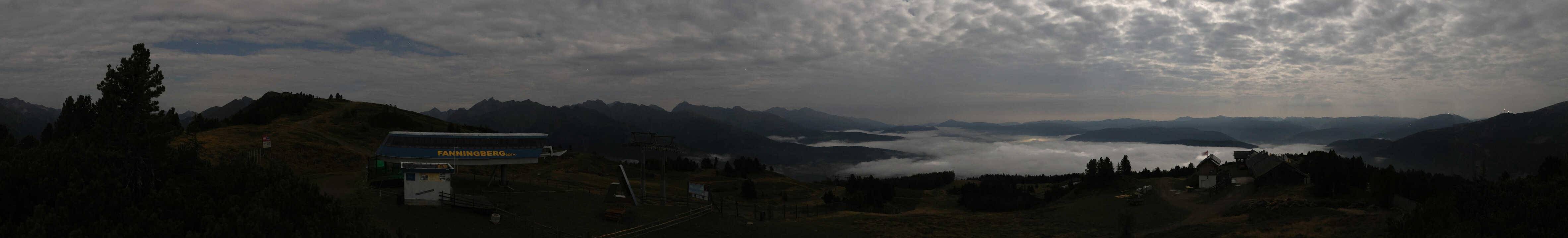 Archived image Webcam Fanningberg - View from top station
