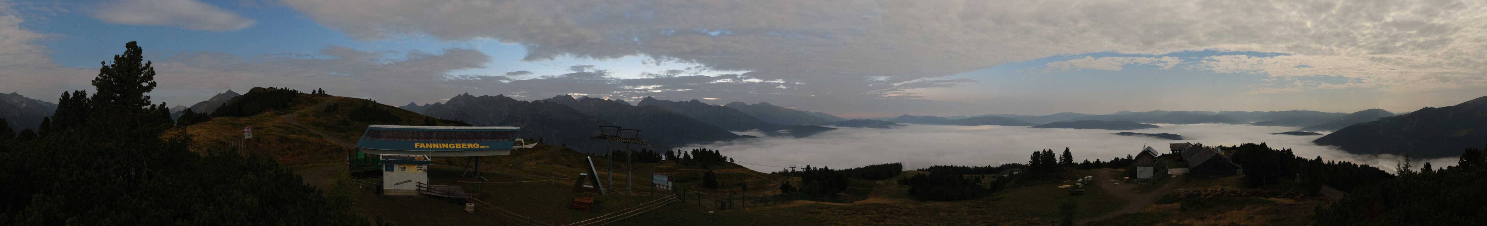 Archived image Webcam Fanningberg - View from top station