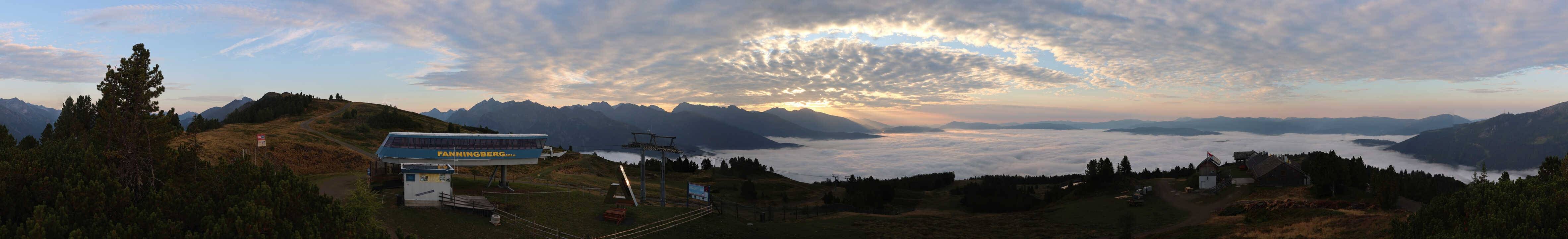 Archived image Webcam Fanningberg - View from top station