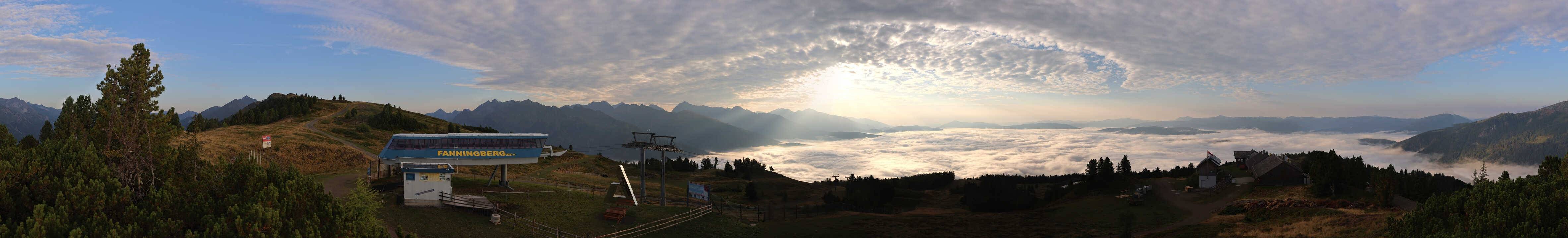 Archived image Webcam Fanningberg - View from top station