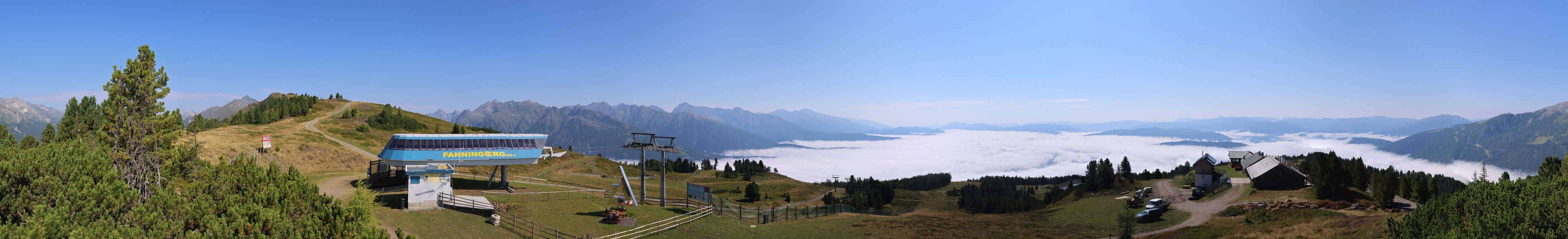 Archived image Webcam Fanningberg - View from top station
