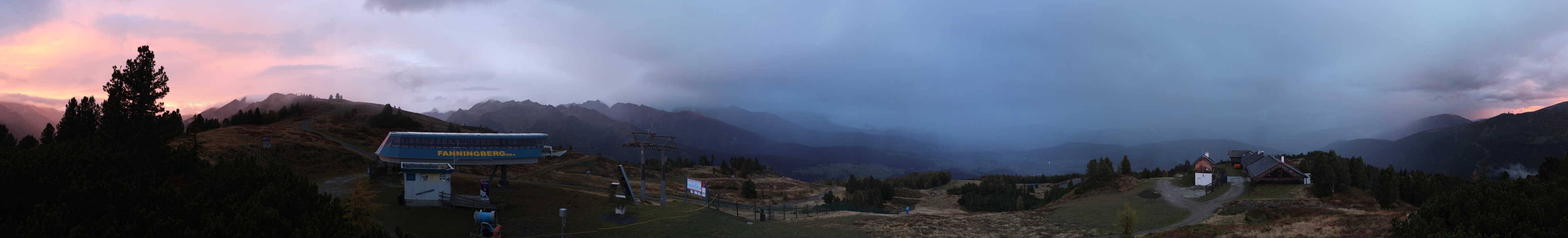 Archived image Webcam Fanningberg - View from top station