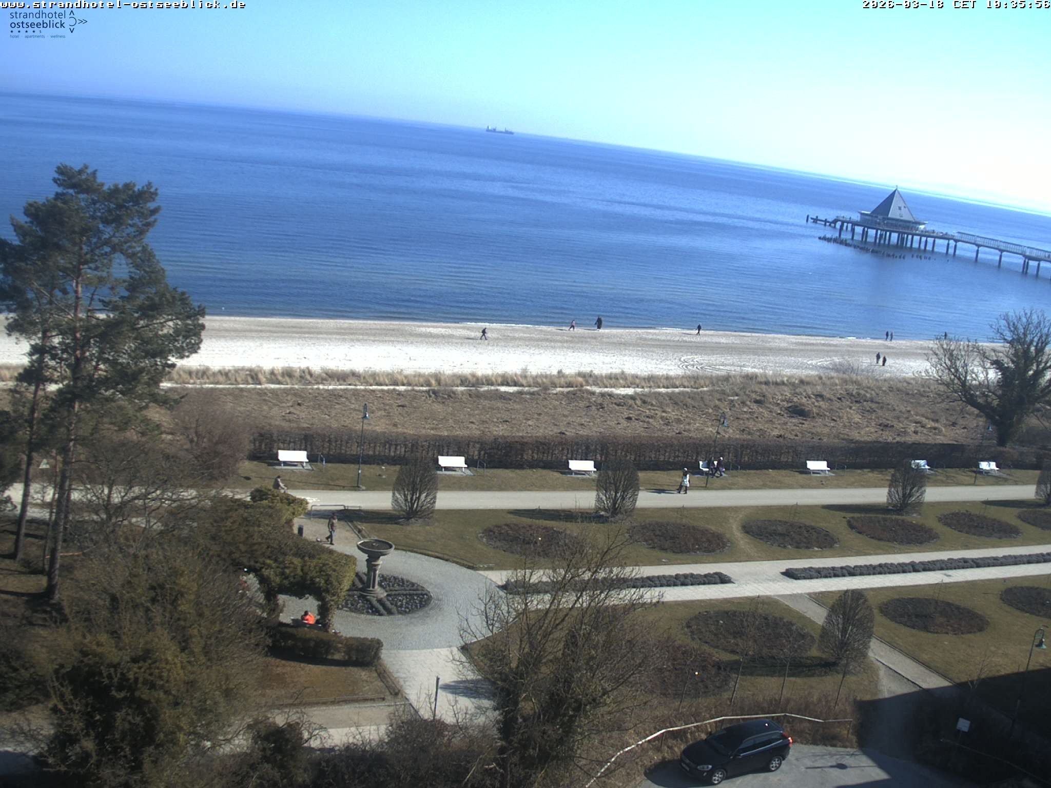 Archiv Foto Webcam Usedom: Ostseeblick Heringsdorf