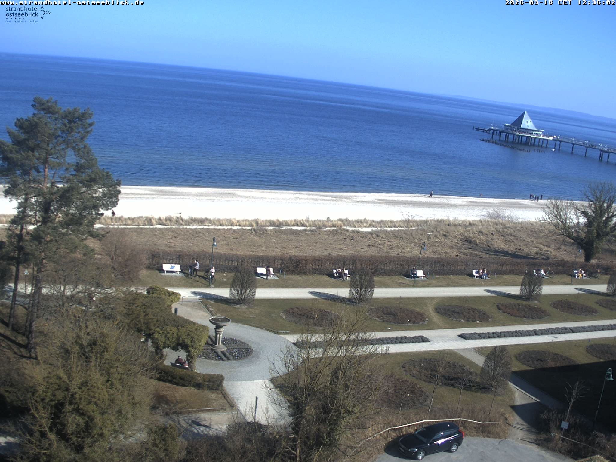 Archiv Foto Webcam Usedom: Ostseeblick Heringsdorf