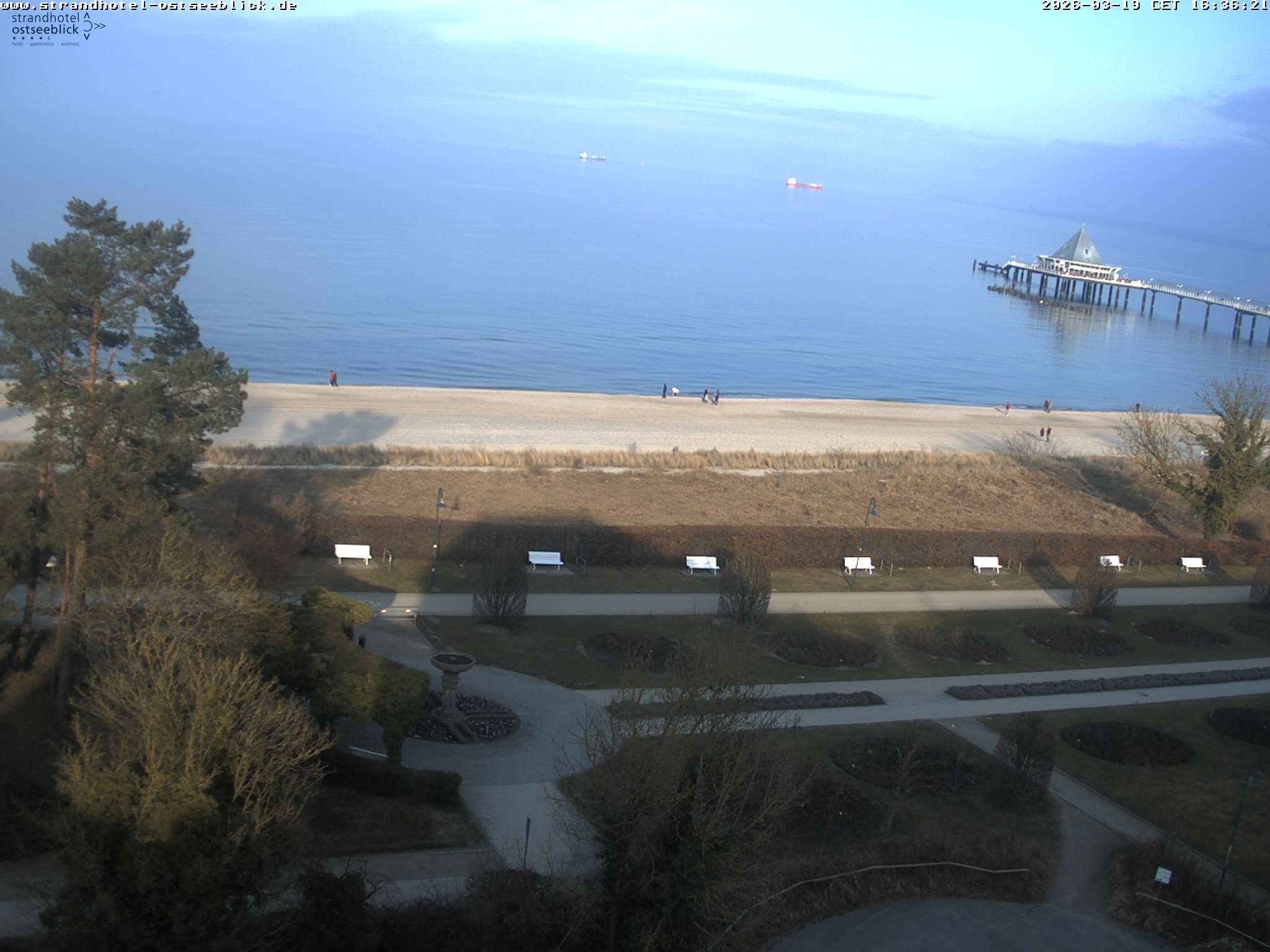 Archiv Foto Webcam Usedom: Ostseeblick Heringsdorf