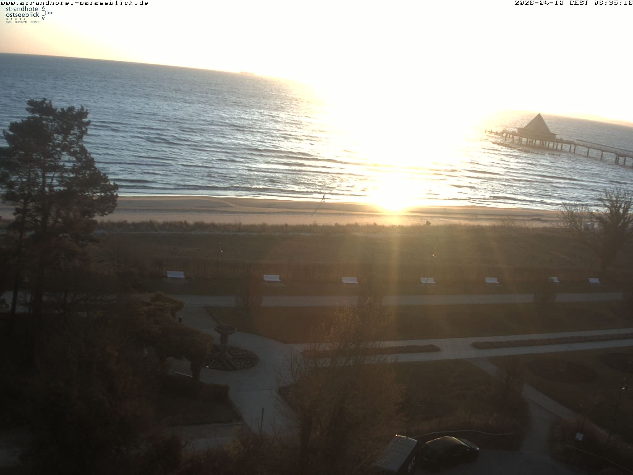 Archiv Foto Webcam Usedom: Ostseeblick Heringsdorf