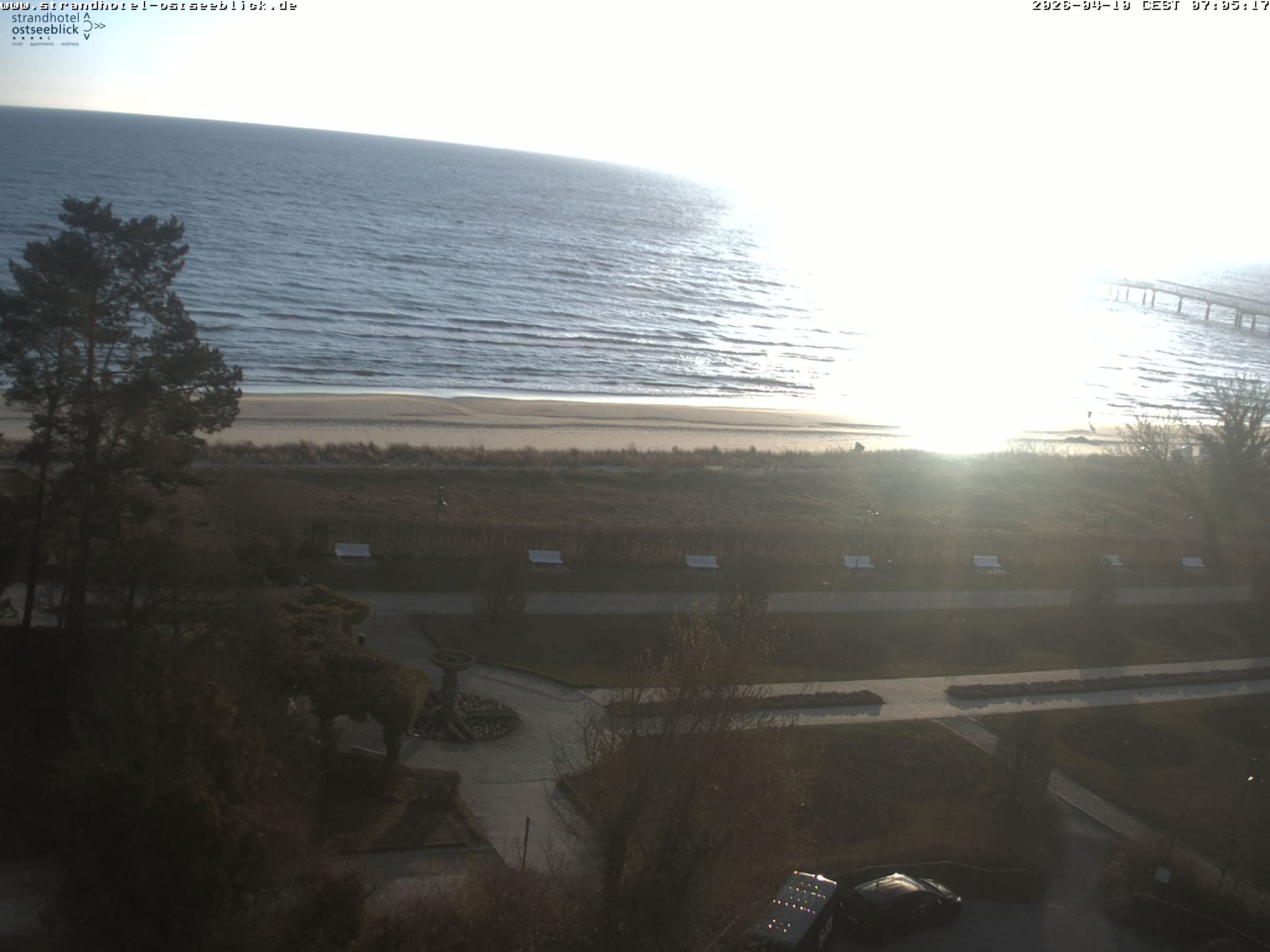 Archiv Foto Webcam Usedom: Ostseeblick Heringsdorf