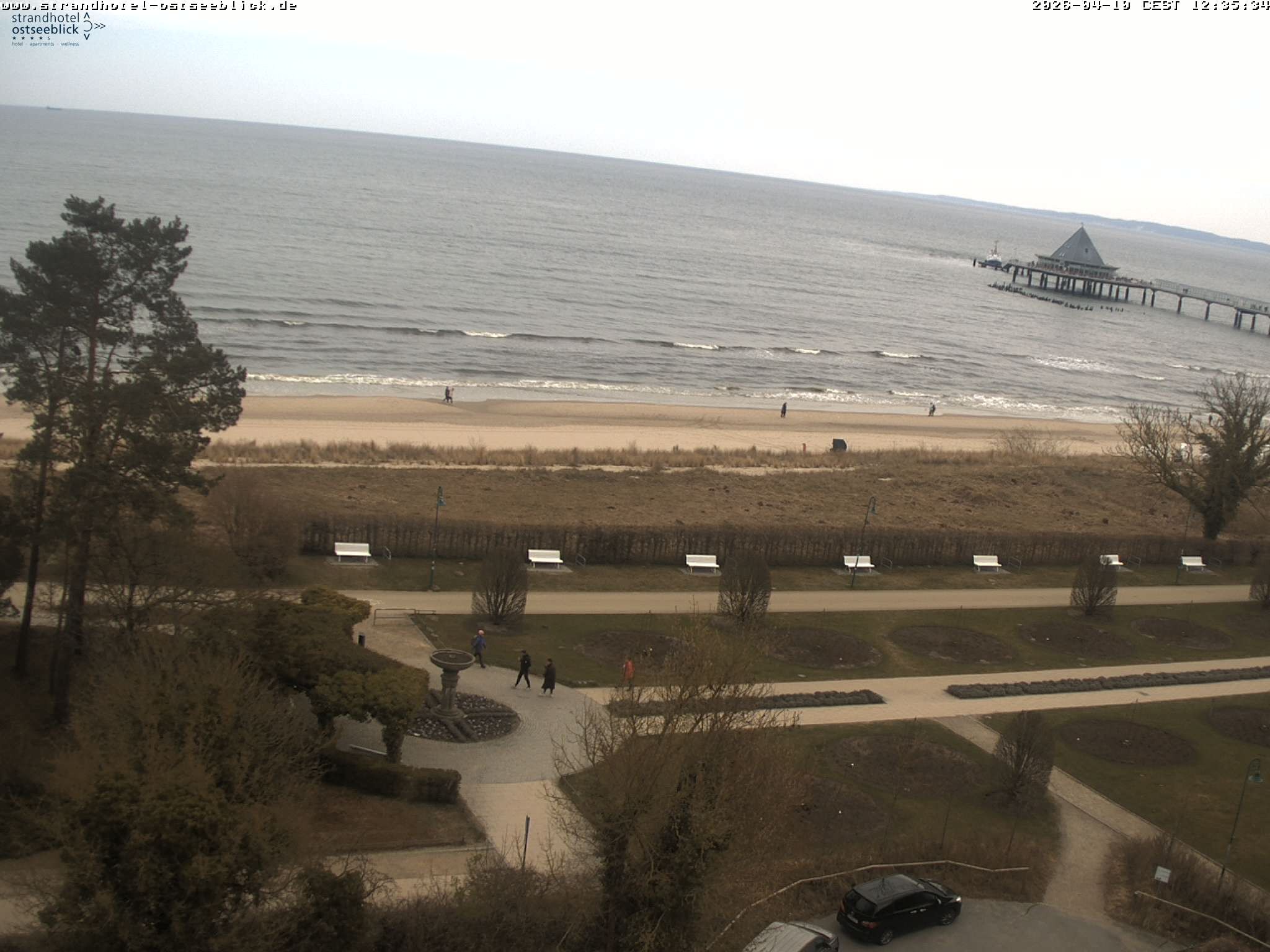 Archiv Foto Webcam Usedom: Ostseeblick Heringsdorf