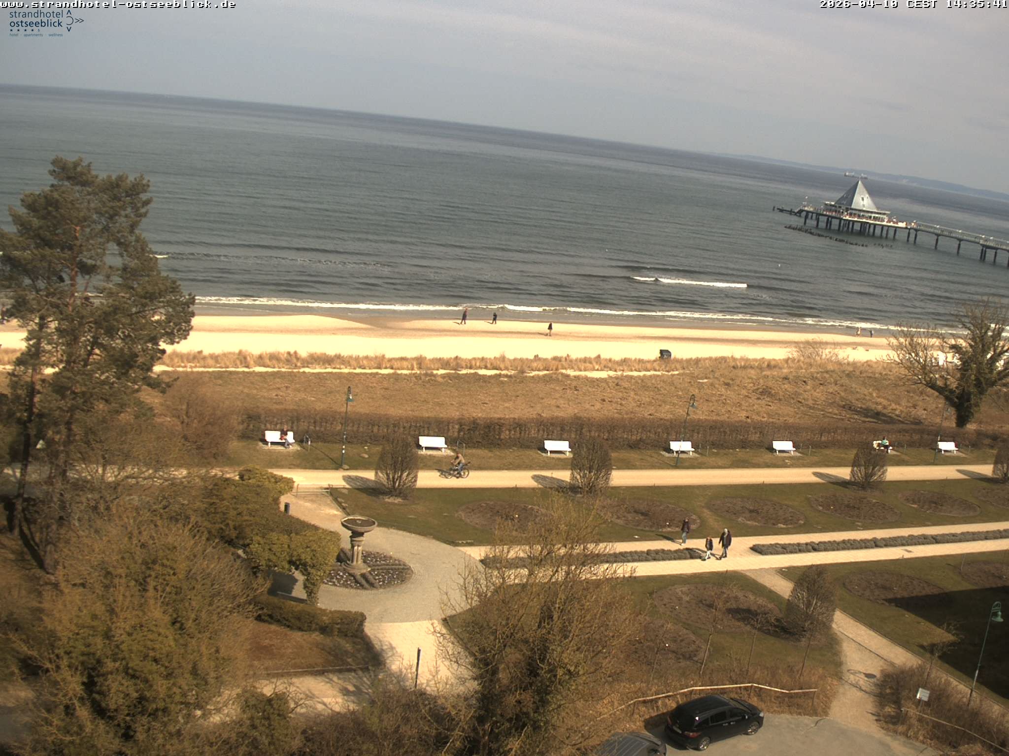 Archiv Foto Webcam Usedom: Ostseeblick Heringsdorf