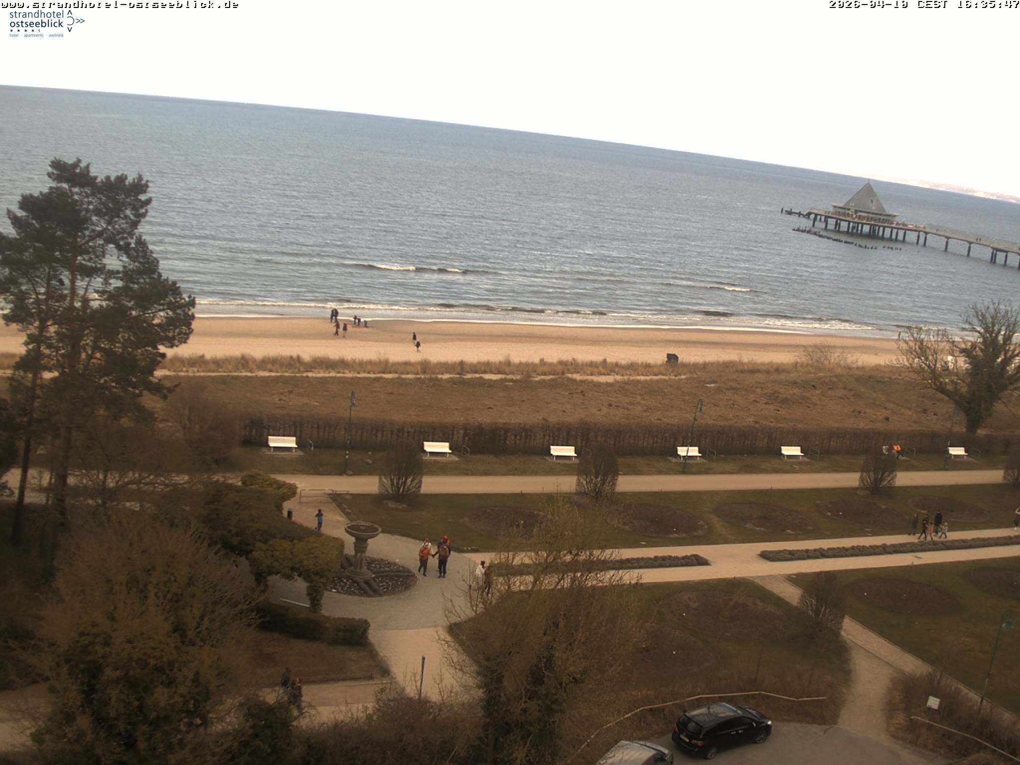 Archiv Foto Webcam Usedom: Ostseeblick Heringsdorf