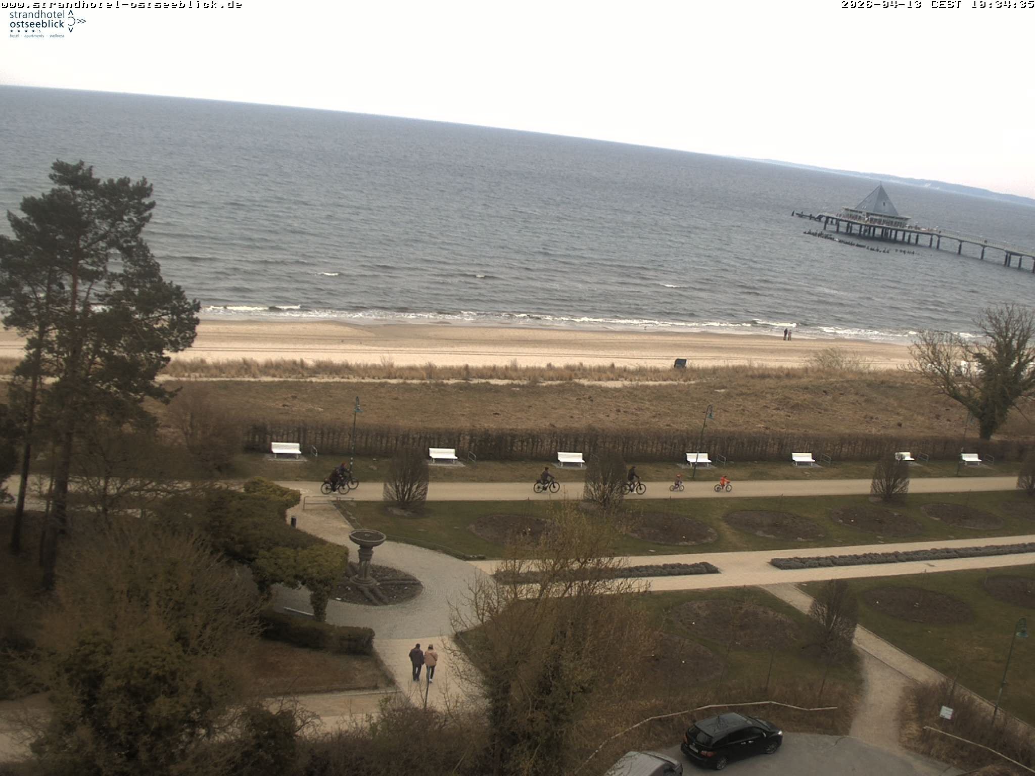 Archiv Foto Webcam Usedom: Ostseeblick Heringsdorf