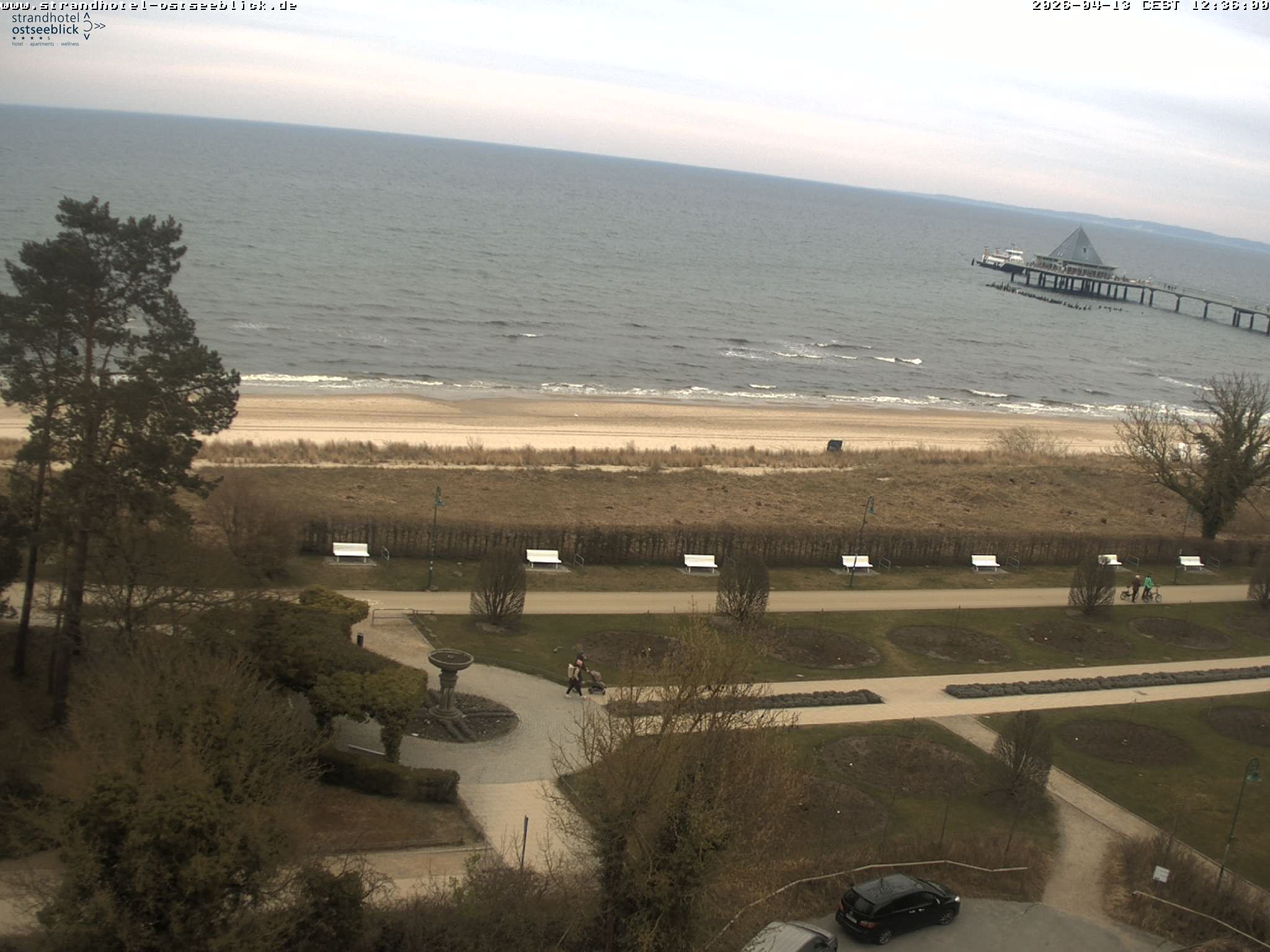 Archiv Foto Webcam Usedom: Ostseeblick Heringsdorf