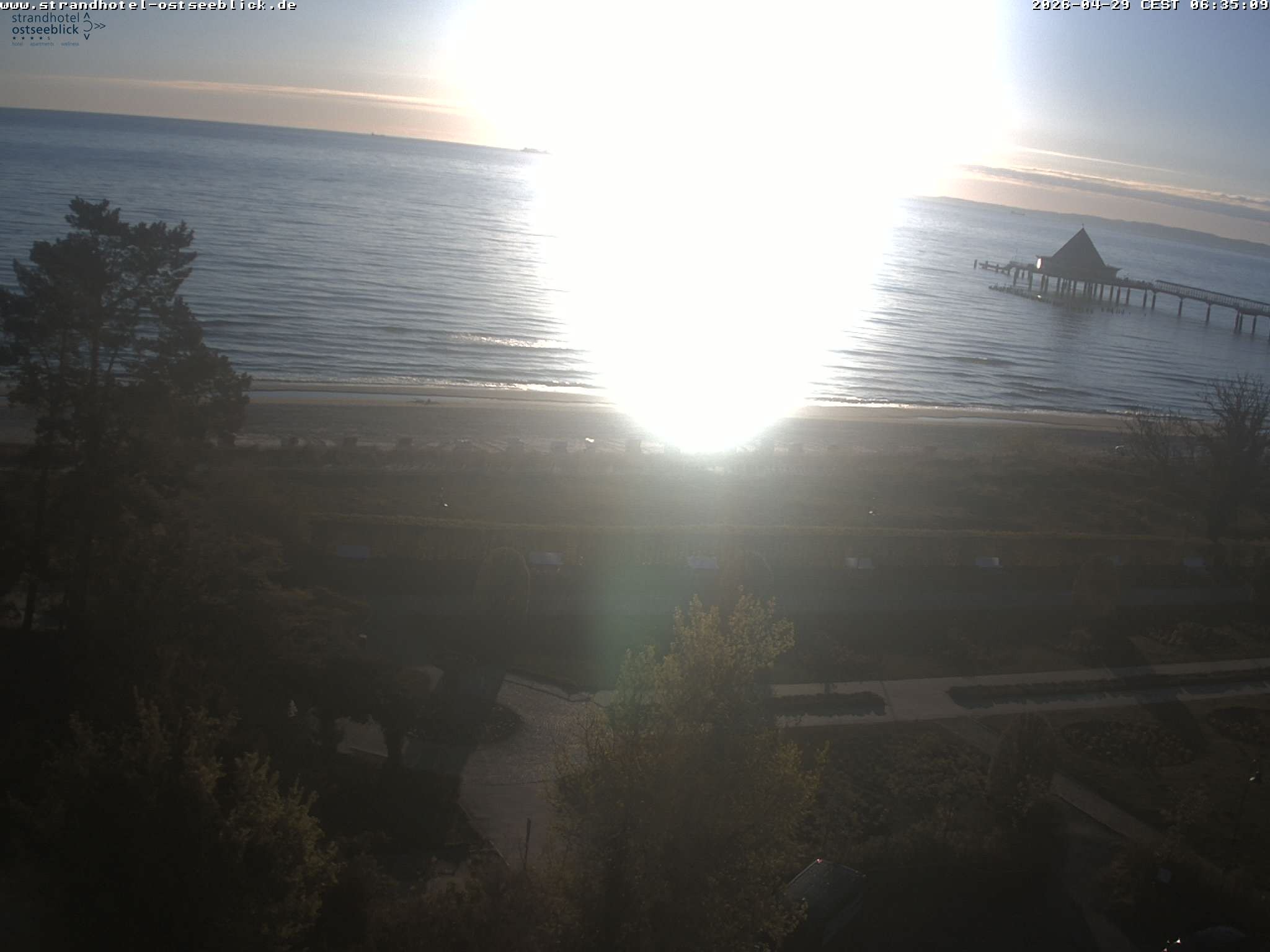 Archiv Foto Webcam Usedom: Ostseeblick Heringsdorf