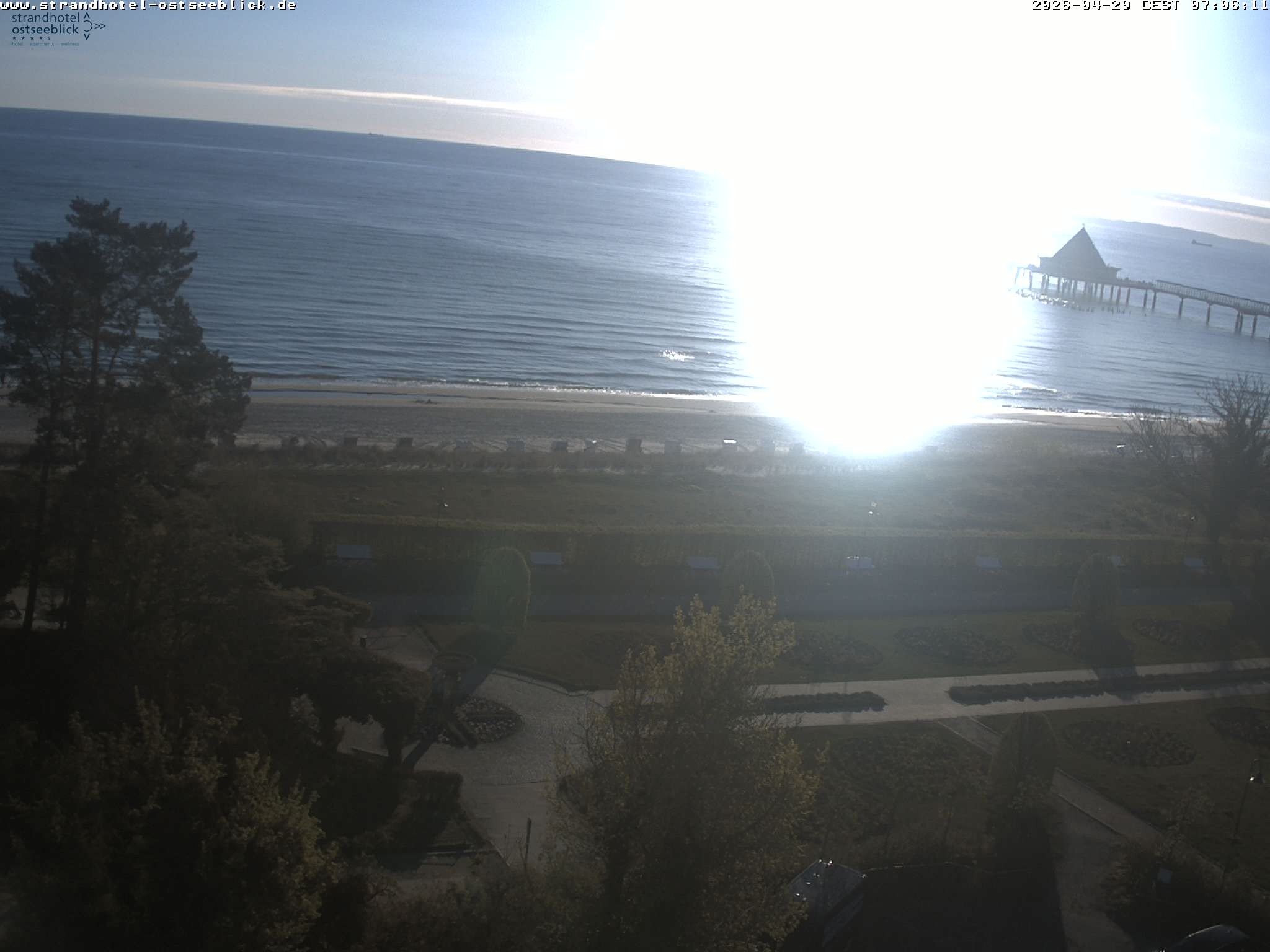 Archiv Foto Webcam Usedom: Ostseeblick Heringsdorf