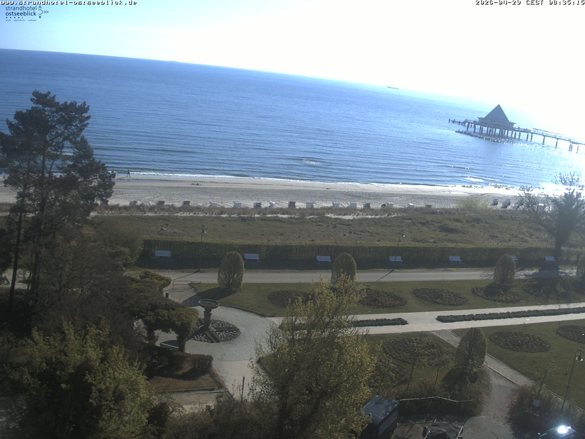 Archiv Foto Webcam Usedom: Ostseeblick Heringsdorf
