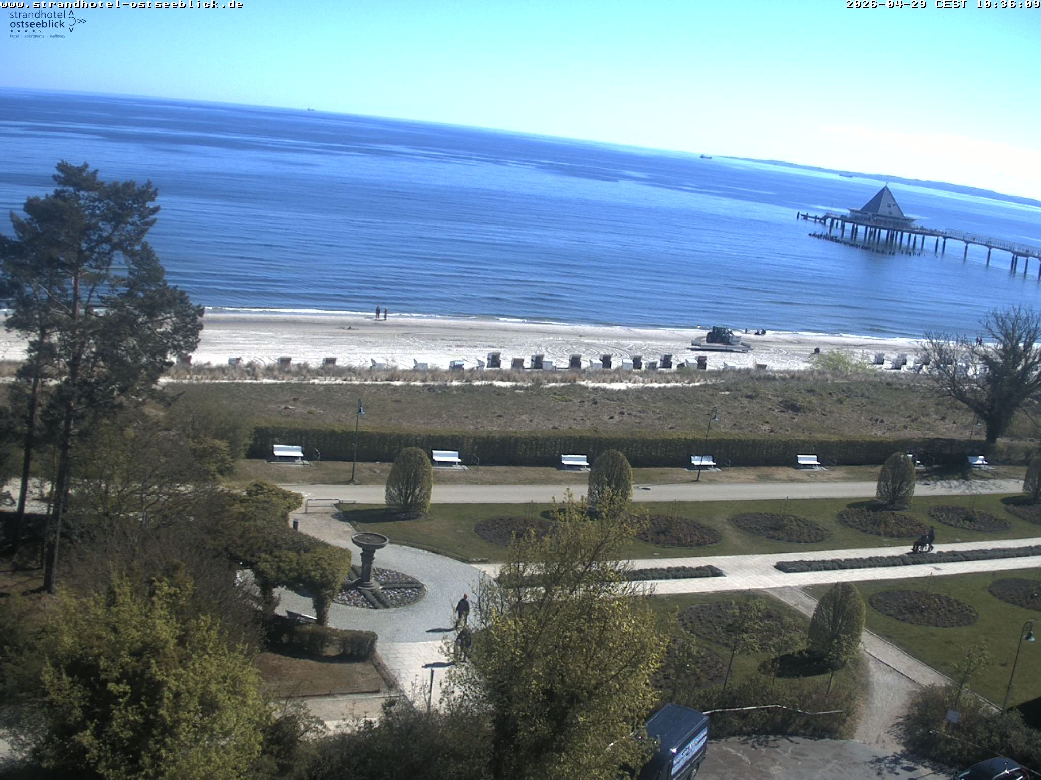 Archiv Foto Webcam Usedom: Ostseeblick Heringsdorf