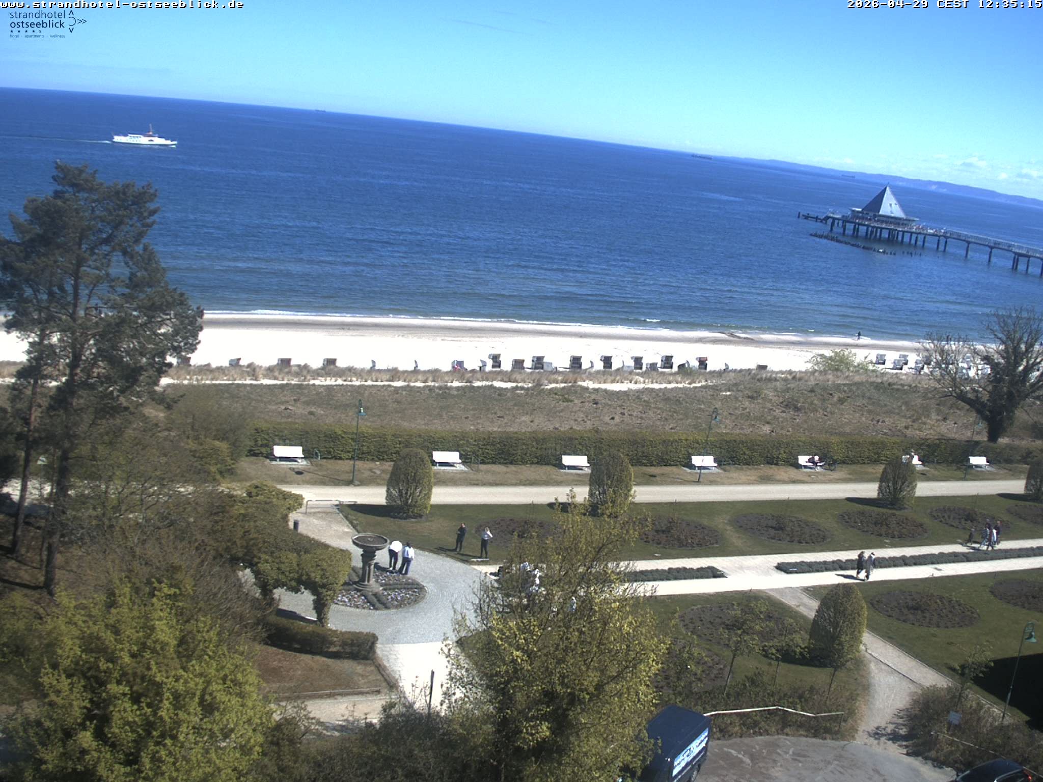 Archiv Foto Webcam Usedom: Ostseeblick Heringsdorf