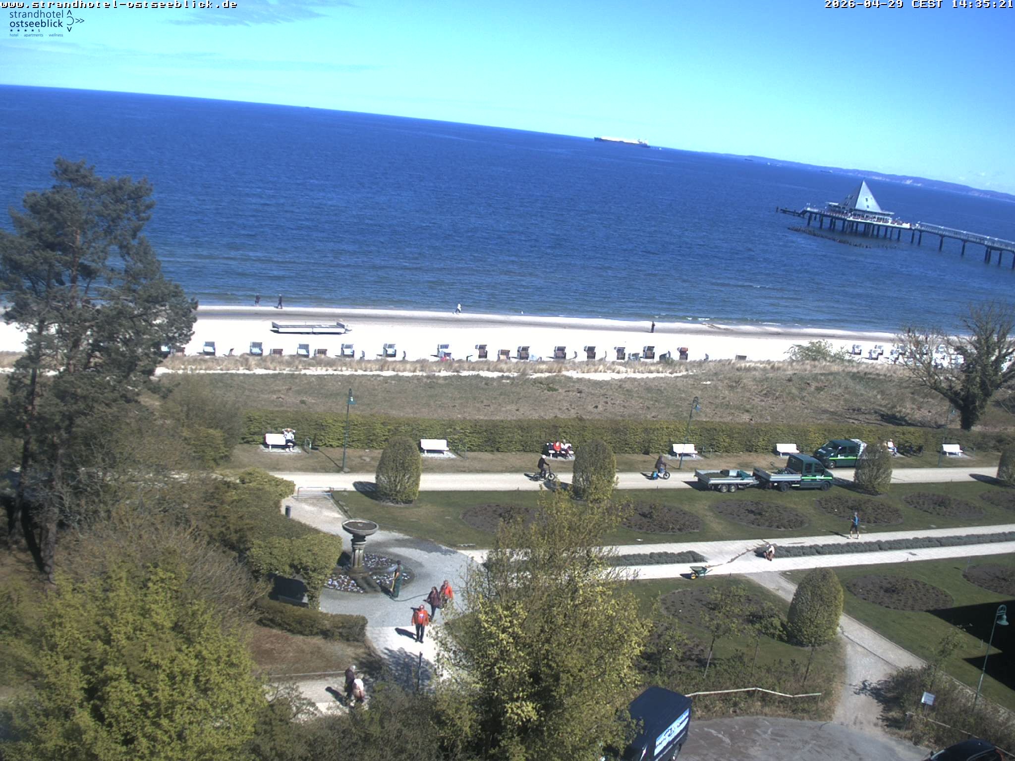 Archiv Foto Webcam Usedom: Ostseeblick Heringsdorf