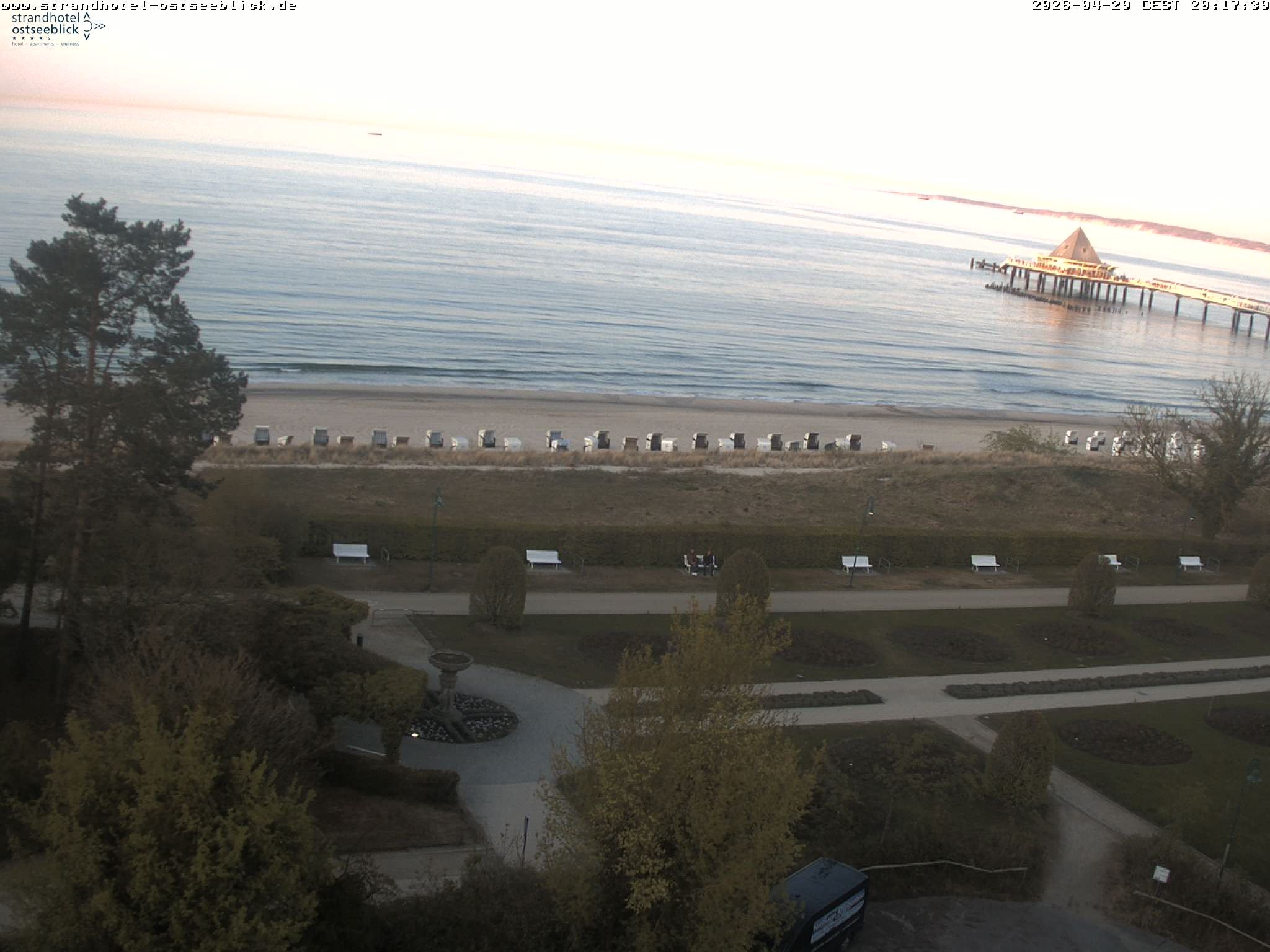 Archiv Foto Webcam Usedom: Ostseeblick Heringsdorf