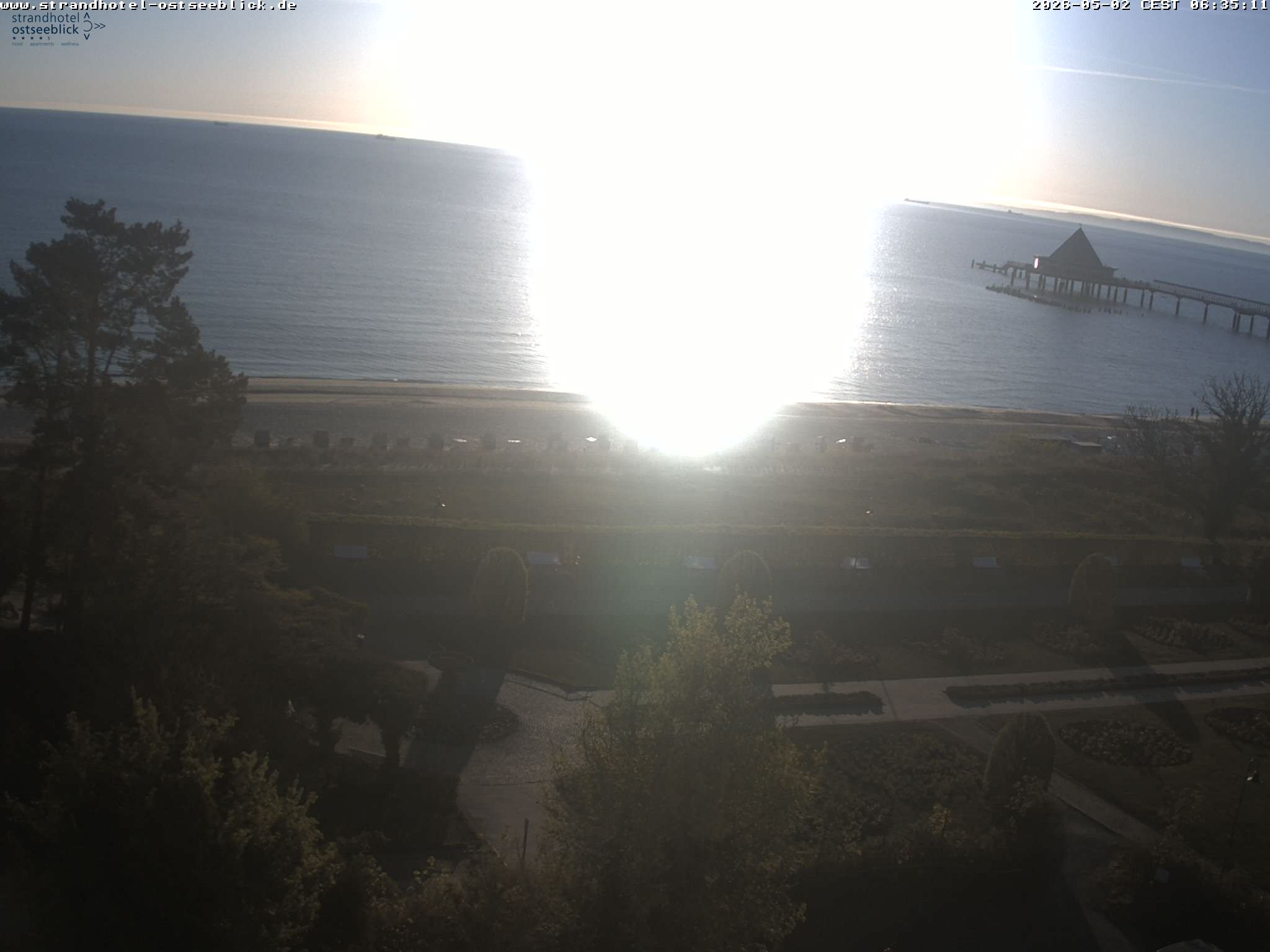 Archiv Foto Webcam Usedom: Ostseeblick Heringsdorf