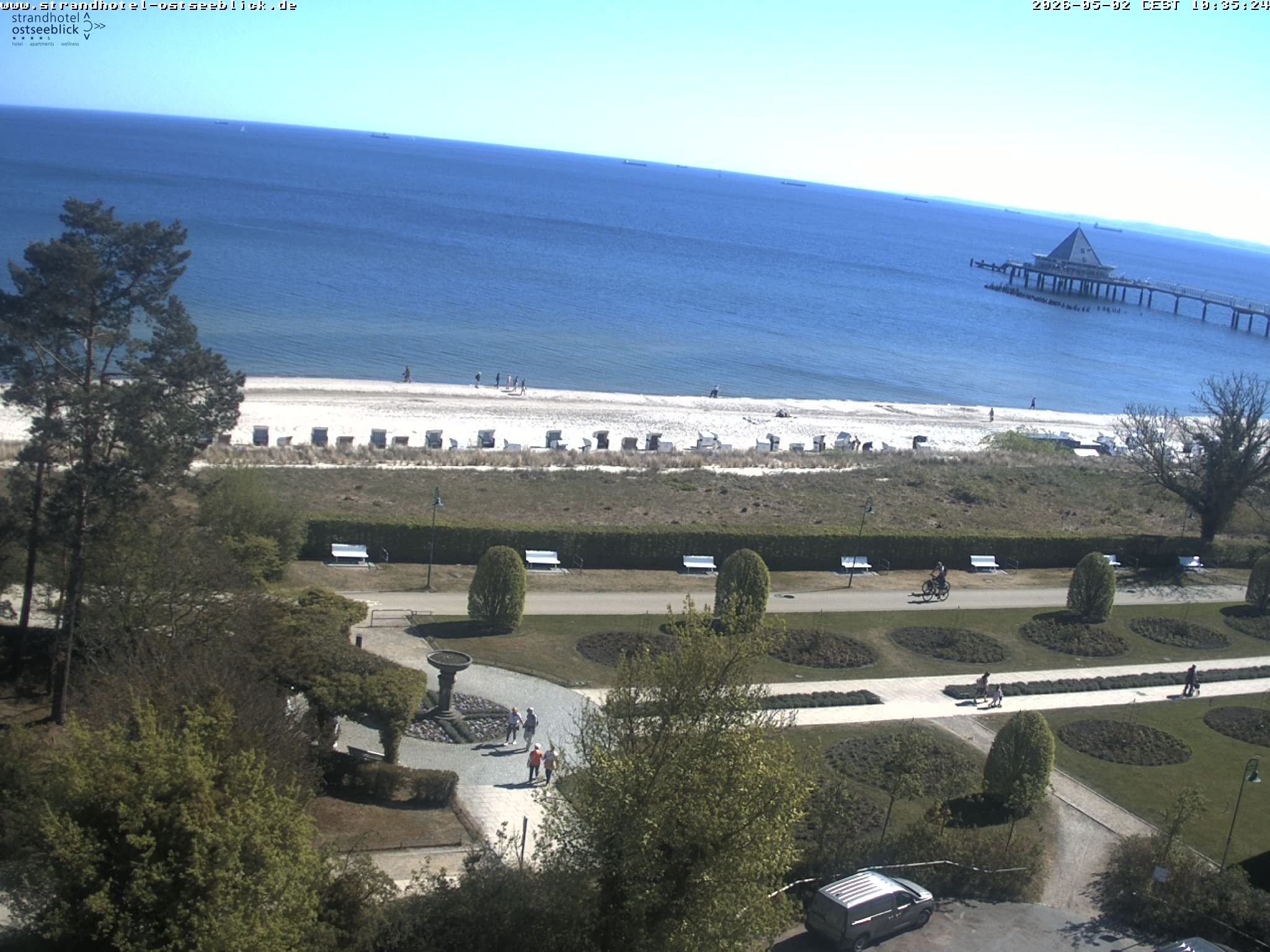 Archiv Foto Webcam Usedom: Ostseeblick Heringsdorf