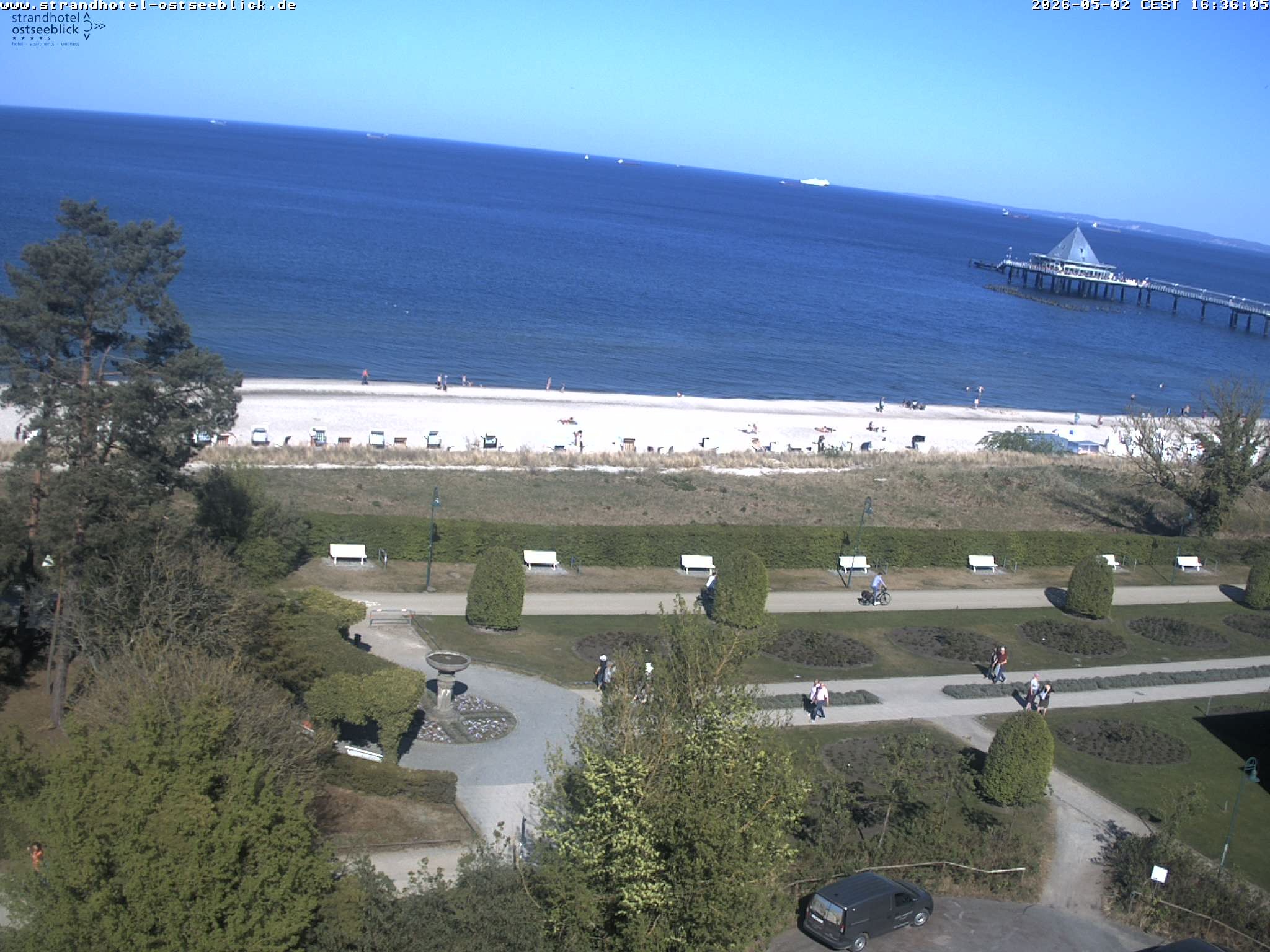 Archiv Foto Webcam Usedom: Ostseeblick Heringsdorf