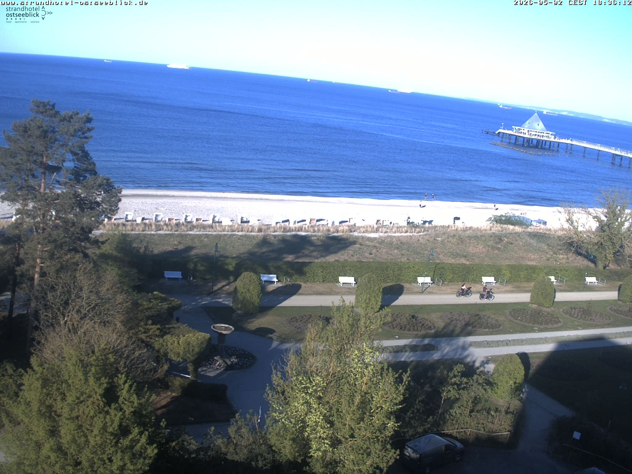 Archiv Foto Webcam Usedom: Ostseeblick Heringsdorf