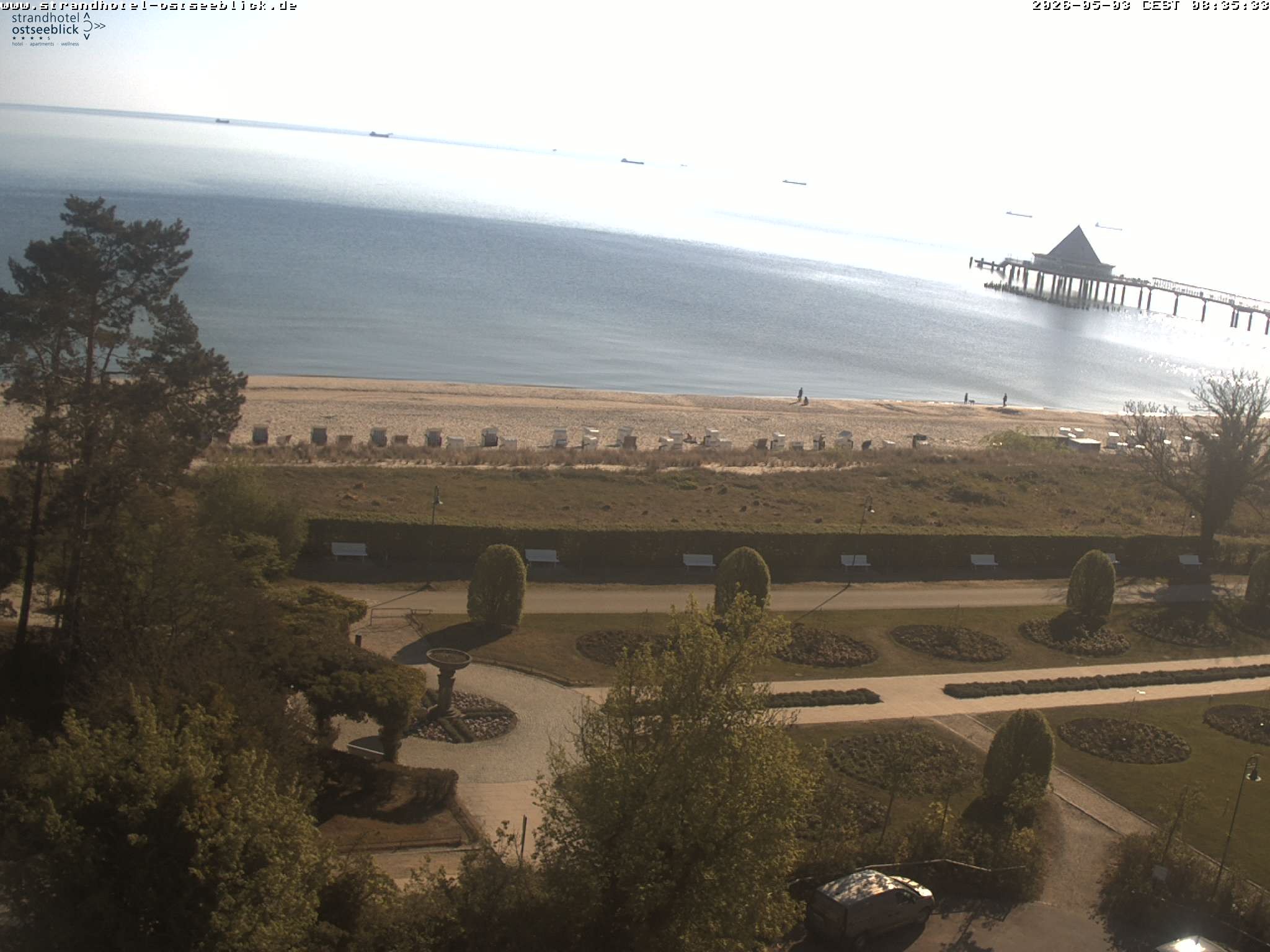 Archiv Foto Webcam Usedom: Ostseeblick Heringsdorf