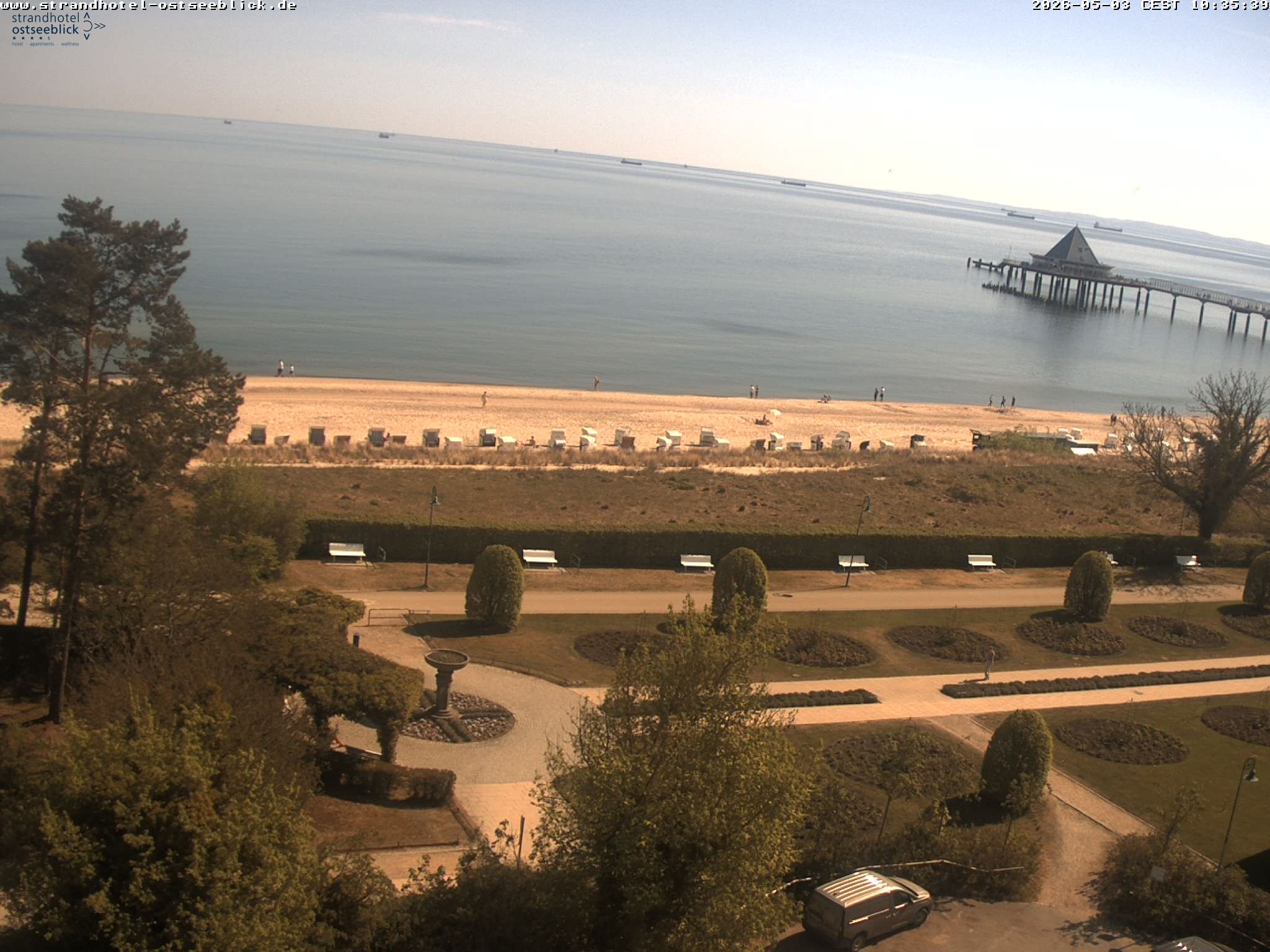 Archiv Foto Webcam Usedom: Ostseeblick Heringsdorf