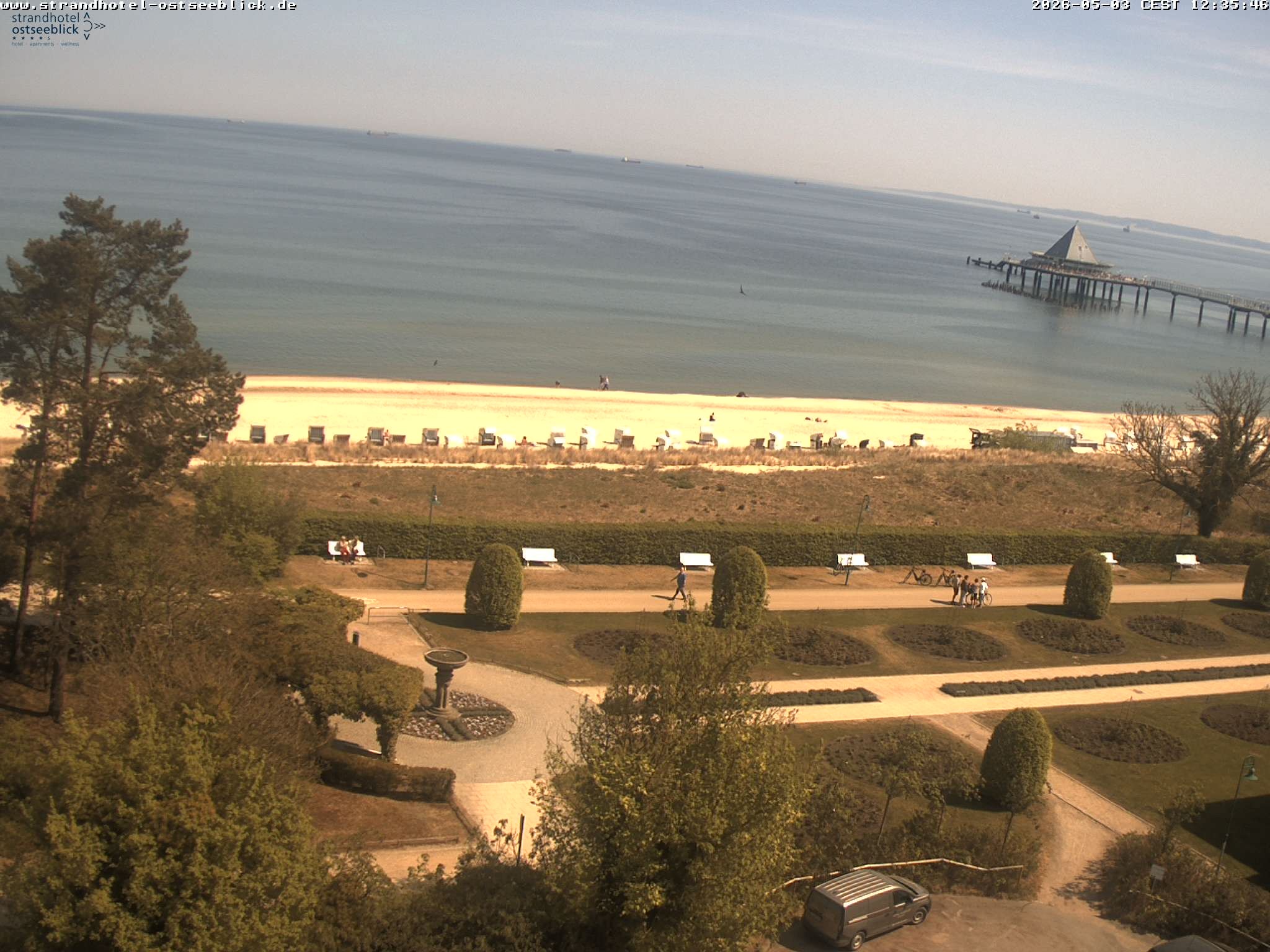 Archiv Foto Webcam Usedom: Ostseeblick Heringsdorf