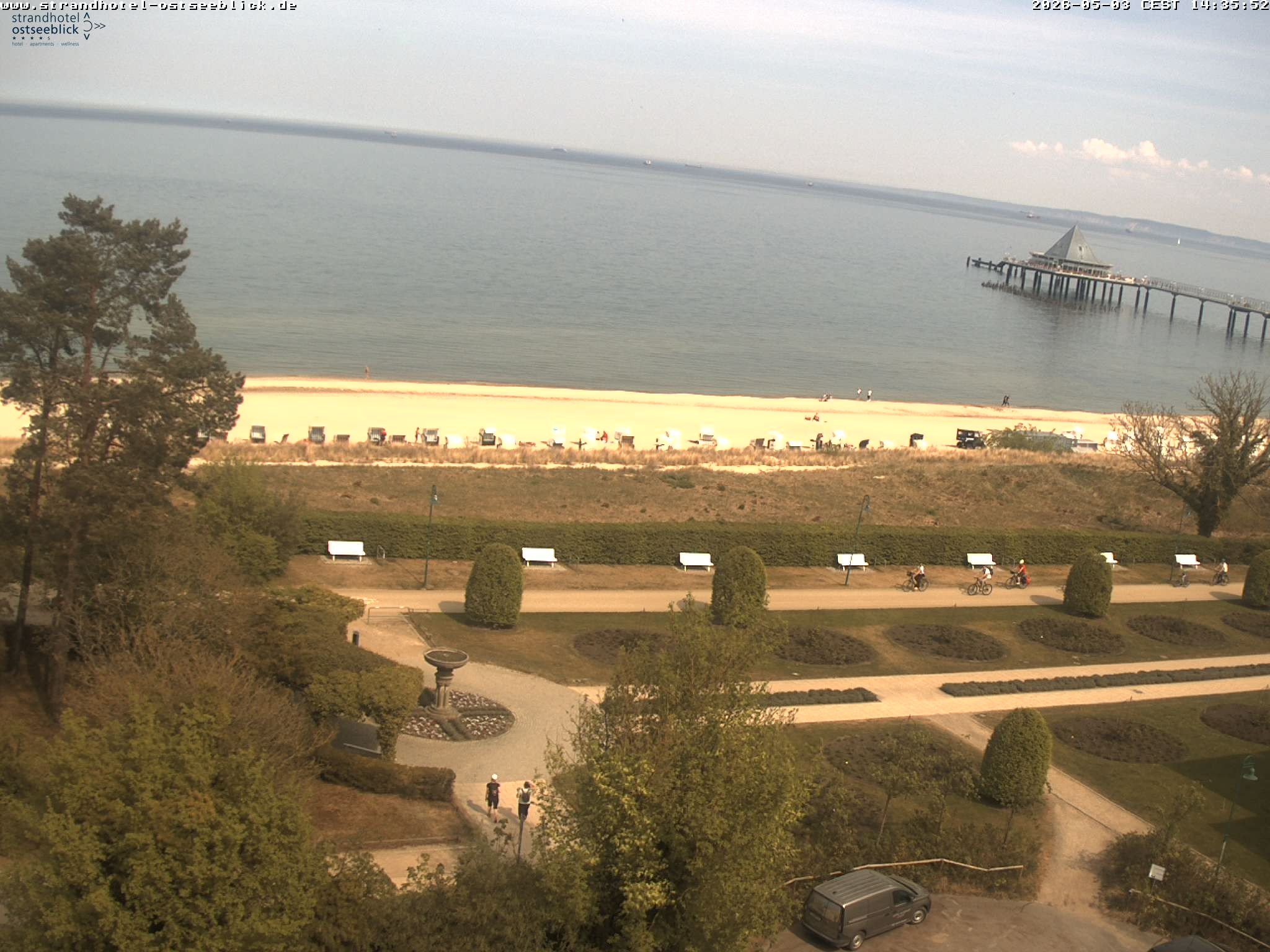 Archiv Foto Webcam Usedom: Ostseeblick Heringsdorf
