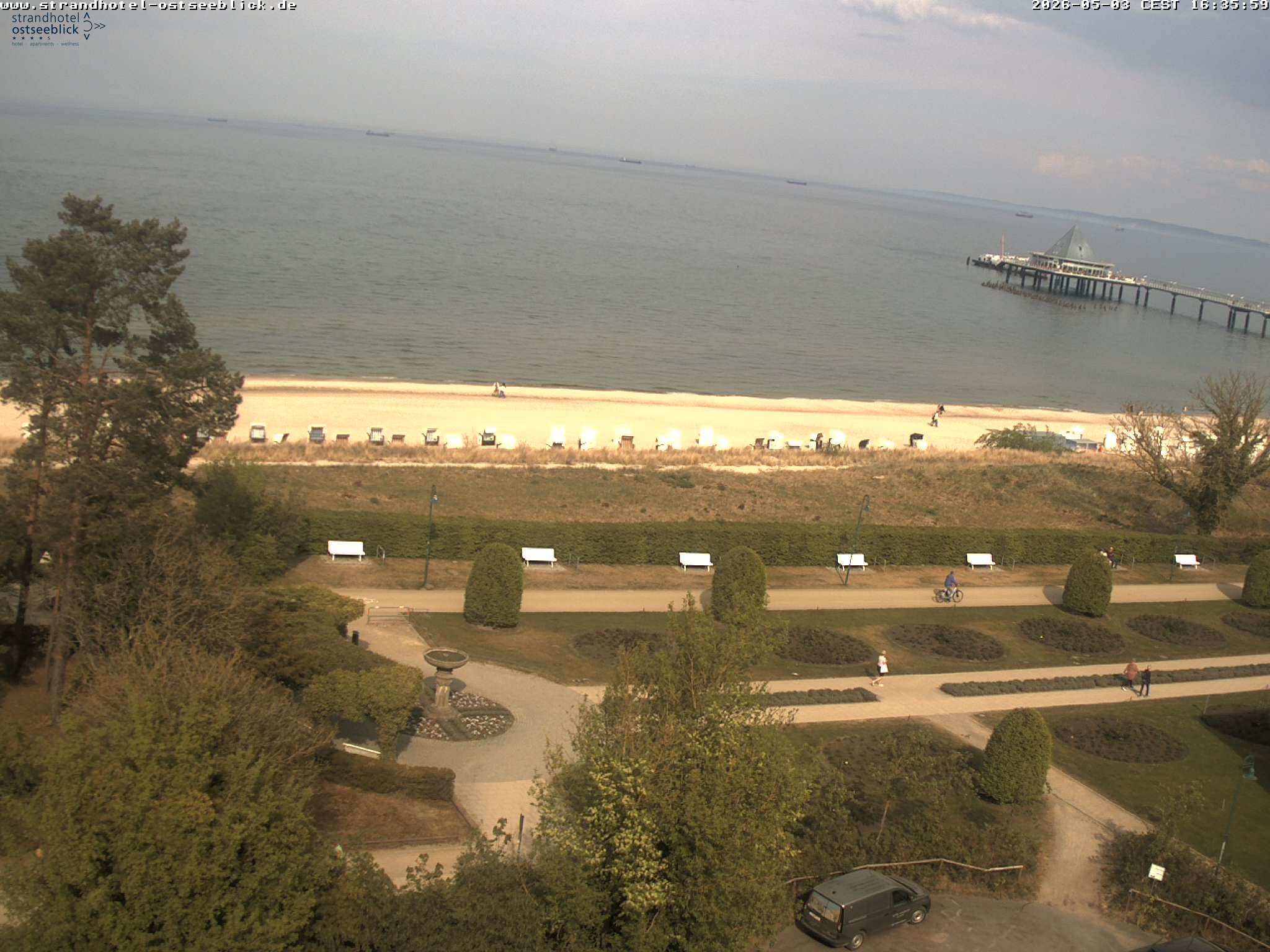 Archiv Foto Webcam Usedom: Ostseeblick Heringsdorf