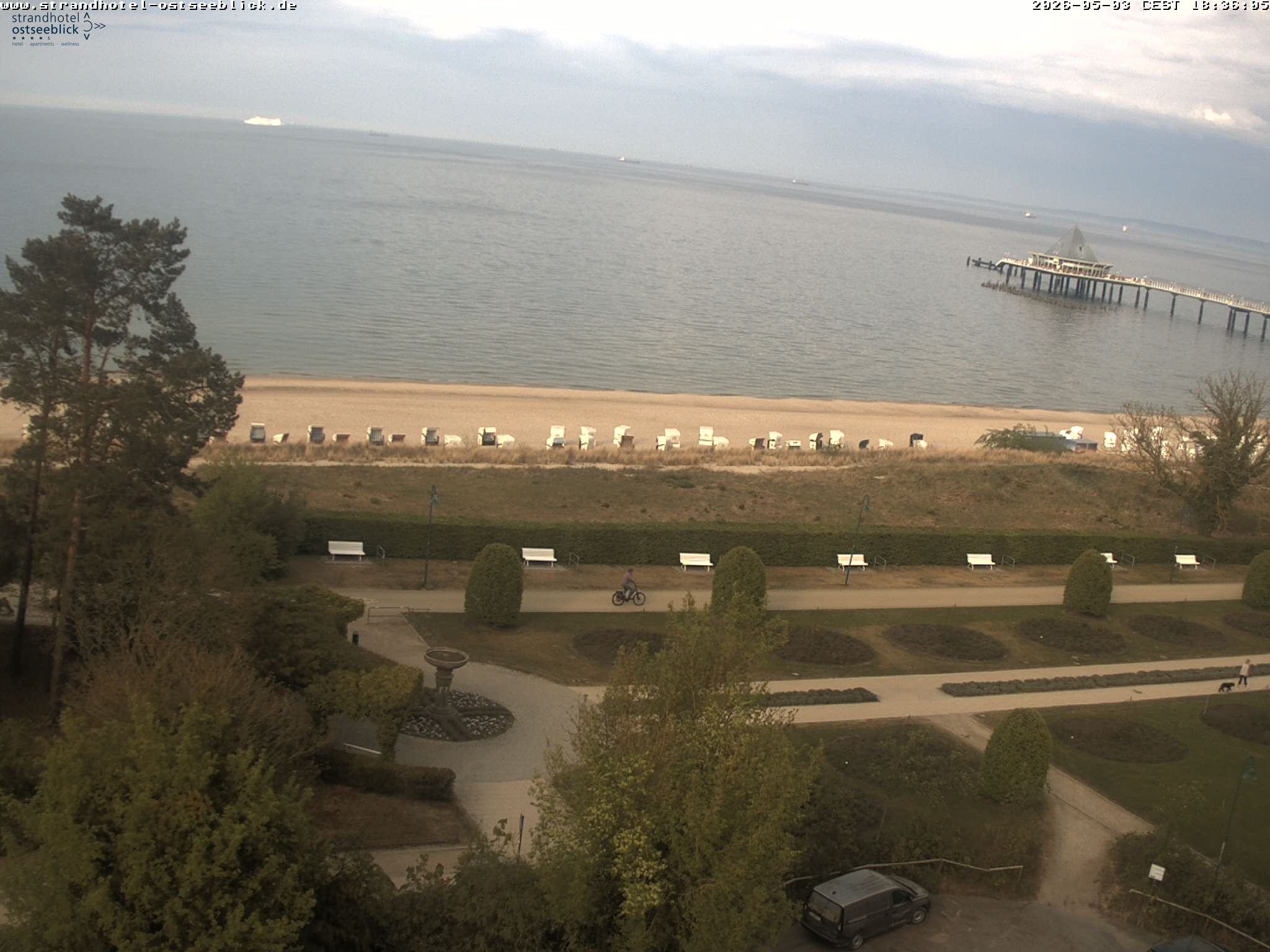 Archiv Foto Webcam Usedom: Ostseeblick Heringsdorf