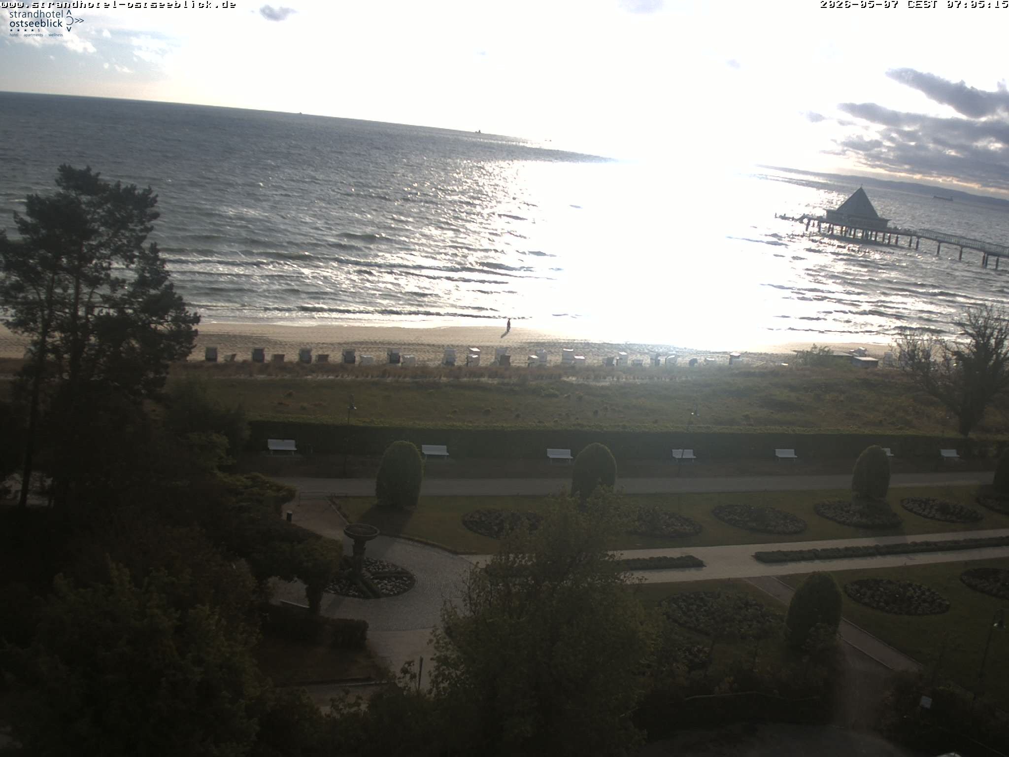 Archiv Foto Webcam Usedom: Ostseeblick Heringsdorf