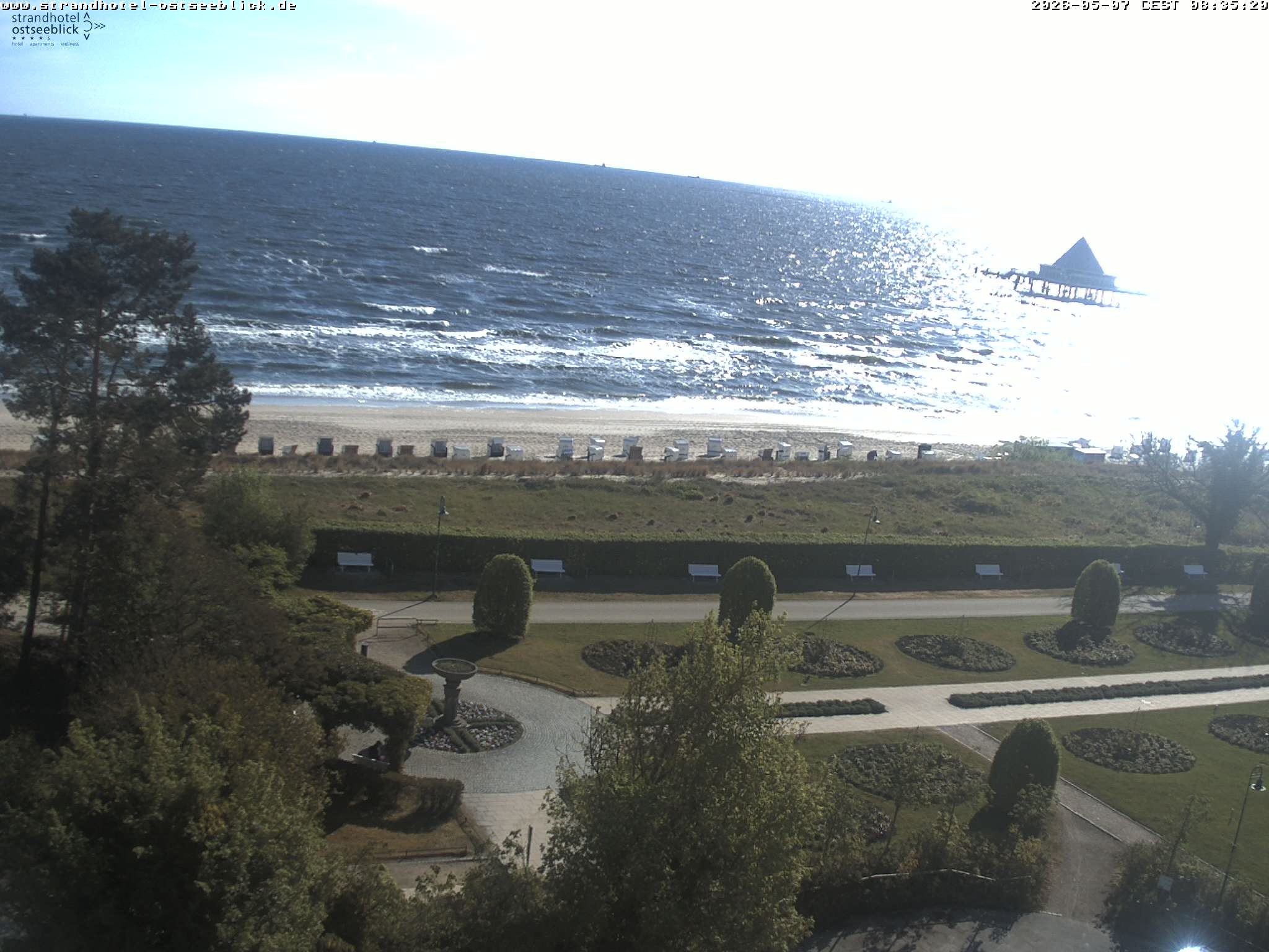 Archiv Foto Webcam Usedom: Ostseeblick Heringsdorf
