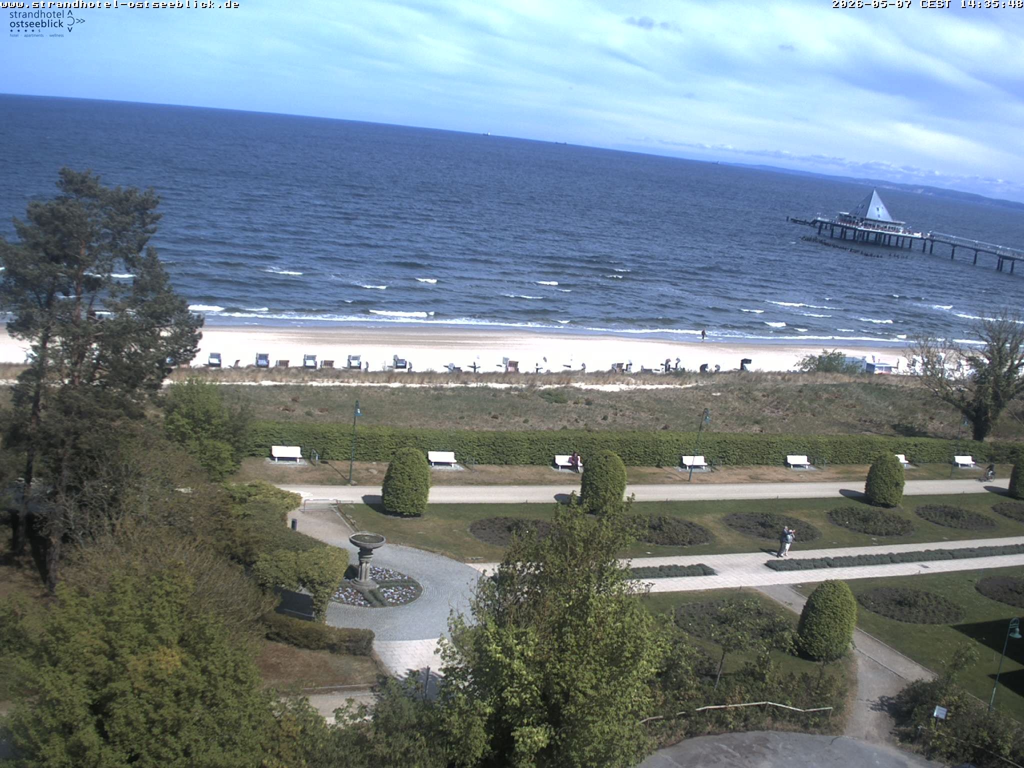 Archiv Foto Webcam Usedom: Ostseeblick Heringsdorf