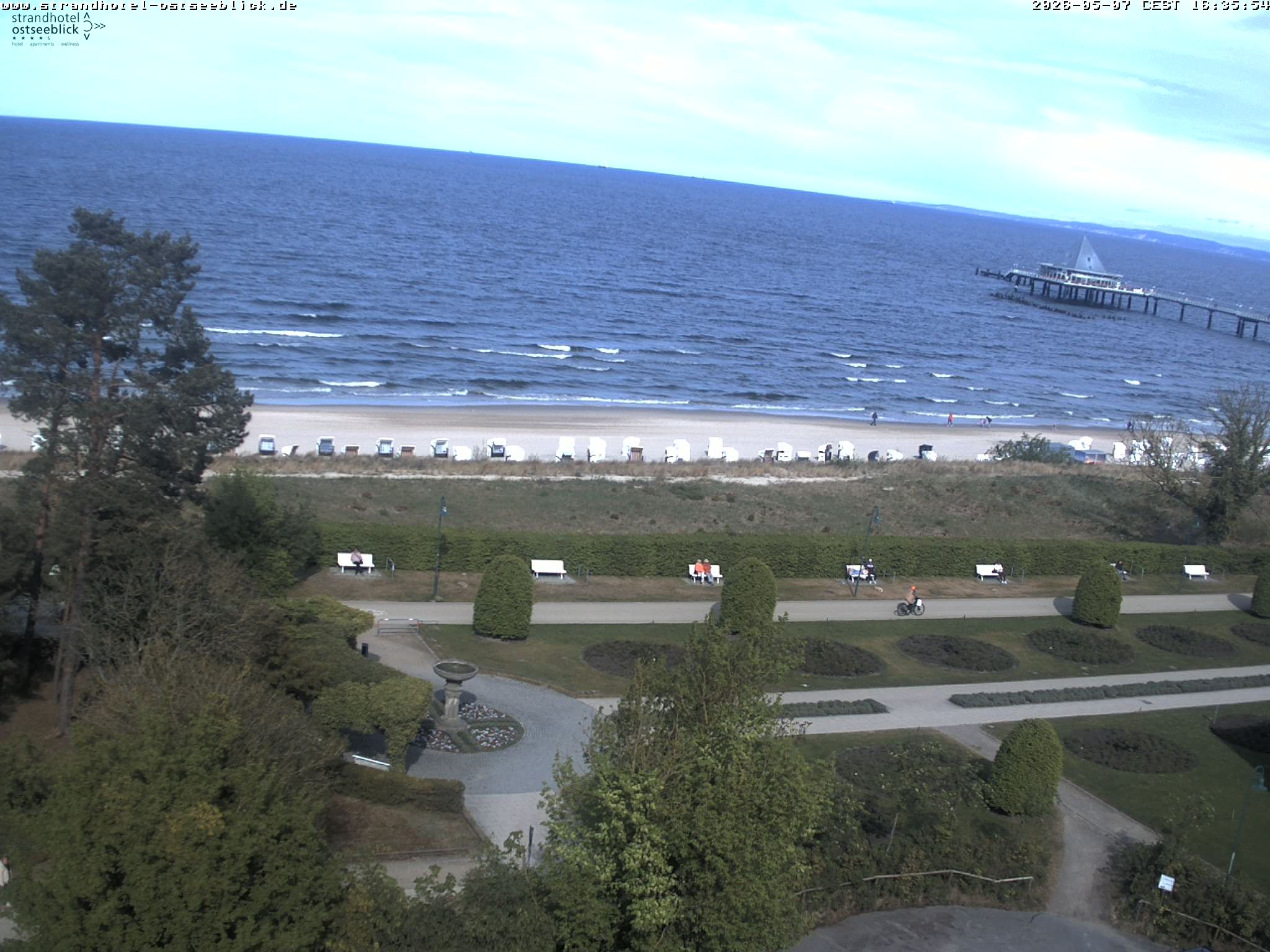 Archiv Foto Webcam Usedom: Ostseeblick Heringsdorf